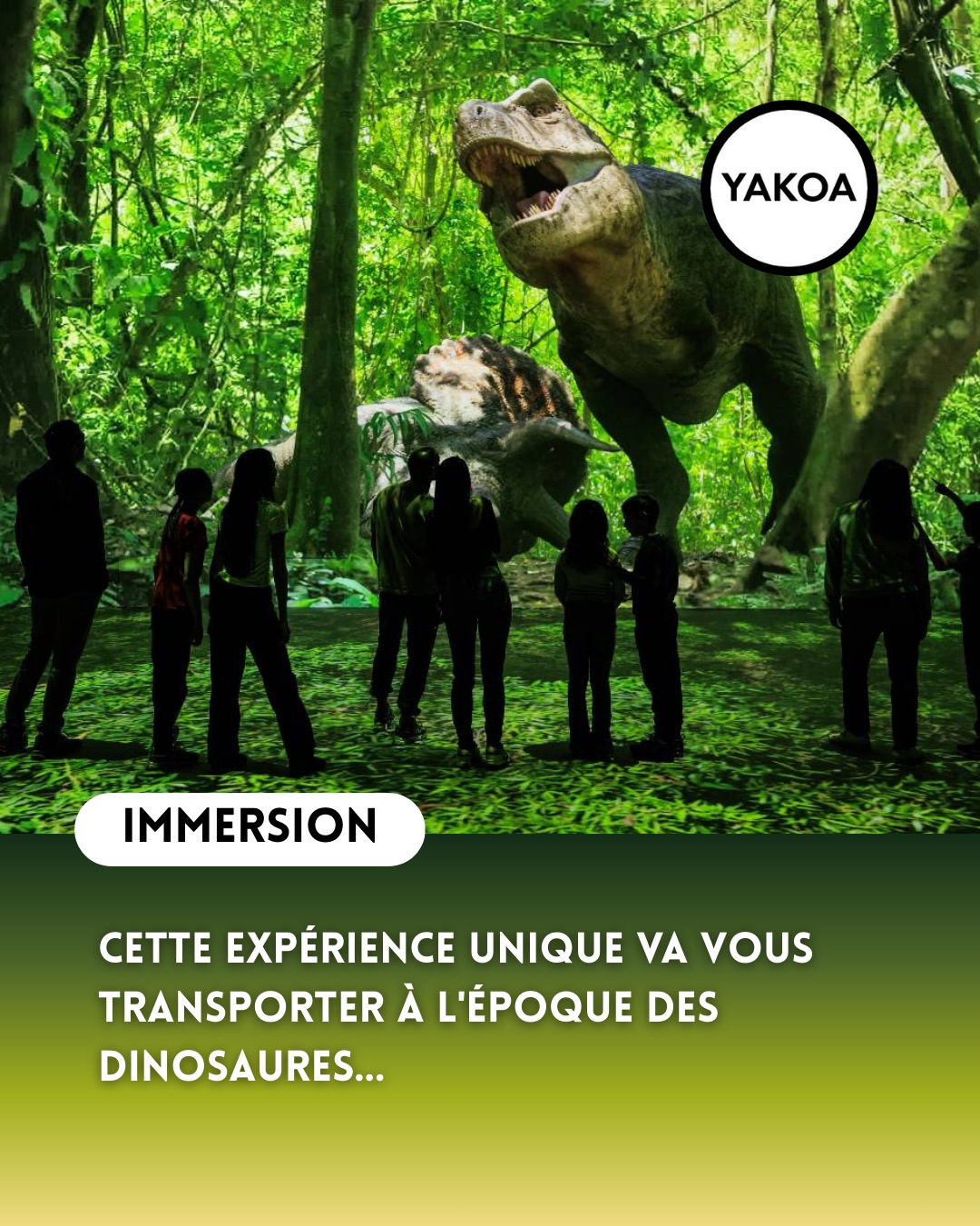 Cet hiver, l’Atelier des Lumières propose une immersion totale dans un voyage incroyable : remonter 66 millions d’années en arrière, au temps des dinosaures. En partenariat avec Apple TV et Lightroom, l’exposition « Planète Préhistorique : Dinosaures – L’Expérience Immersive » plonge le public dans des images spectaculaires tirées de la série Apple TV. Grâce à la voix chaleureuse de Gérard Lanvin, on se laisse guider à travers des paysages gigantesques et peuplés de créatures impressionnantes : des ptérosaures qui survolent l’océan, des reptiles marins comme le mosasaure, les agiles Velociraptors… et bien sûr, l’incontournable Tyrannosaurus rex. Dès le 10 décembre 2025, chacun pourra découvrir des scènes inédites, mises en valeur par la bande-son de Hans Zimmer et de ses compositeurs associés. De la naissance fragile des dinosaures herbivores aux chasses nocturnes des T.rex, l’expérience rappelle les liens qui unissent toutes les formes de vie, d’hier à aujourd’hui.
———————
📍Atelier des Lumières
38 Rue Saint-Maur - Paris 11
Durée : 50 minutes environ
🎟️ À partir de 11€. Gratuit pour les enfants de moins de 3 ans. Tarif préférentiel en ligne : -1 € par rapport au tarif sur place
Ouvert tous les jours. Les heures de programmation varient, vérifiez le calendrier lors de la réservation.
📺 Découvrez la saison 3 de Planète Préhistorique sur Apple TV.
ℹ️ Infos et billetterie à partir du lien disponible sur le profil du compte
#préhistoire #prehistoire #dinosaure #dinosaures #atelierdeslumieres #planètepréhistorique #appletv #documentaire #immersif #projections #pariskids #parisenfamille #pariswithkids