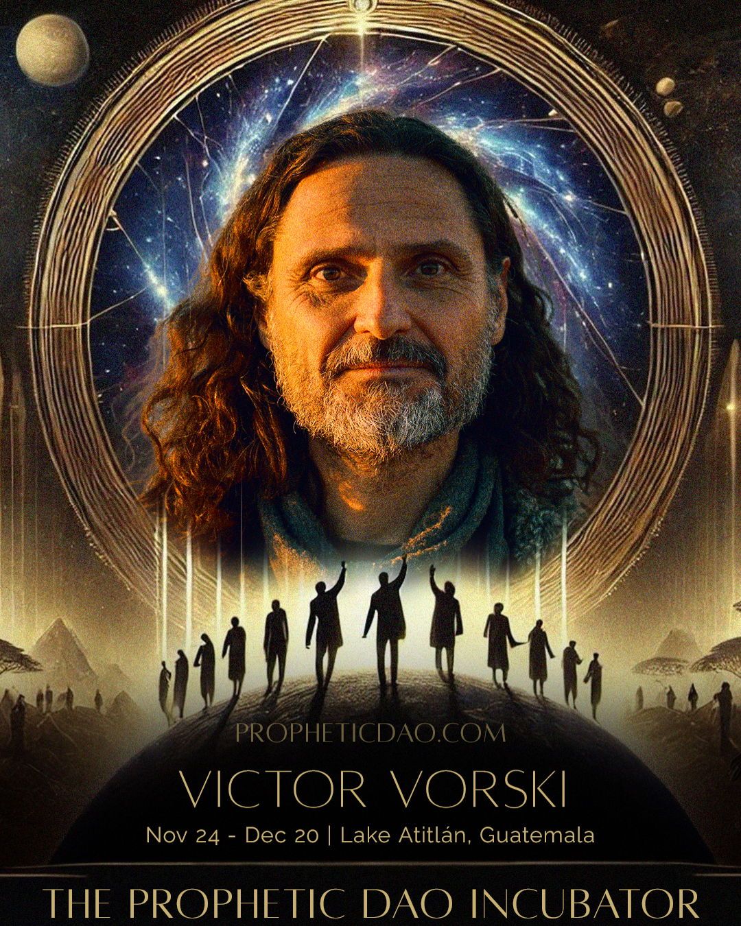 🔮✨ Victor Vorski — Visionary force of The Gathering, architect of collective flow, and master of coherence 🌍🔥
As the Founder of The Gathering and Camp Leader at Coherence, Victor activates humanity’s next cultural operating system through spaces of transformation, connection, and elevated unity.
At the Prophetic DAO Incubator and The Gathering, he leads the Coherence Camp — guiding participants to regulate, align, and harmonize their inner state so they can show up fully for the work and the magic ahead.
Victor’s presence is a true embodiment of coherence-building, designing environments where collective flow naturally unfolds 🌿💫
Learn more: The-gathering.earth | The-gathering.earth/guatemala
#VictorVorski #TheGathering #CoherenceCamp #PropheticDAO #TheGatheringGuatemala #StarseedCities #DAOCommunity #CollectiveFlow #CulturalOperatingSystem #UnityInAction