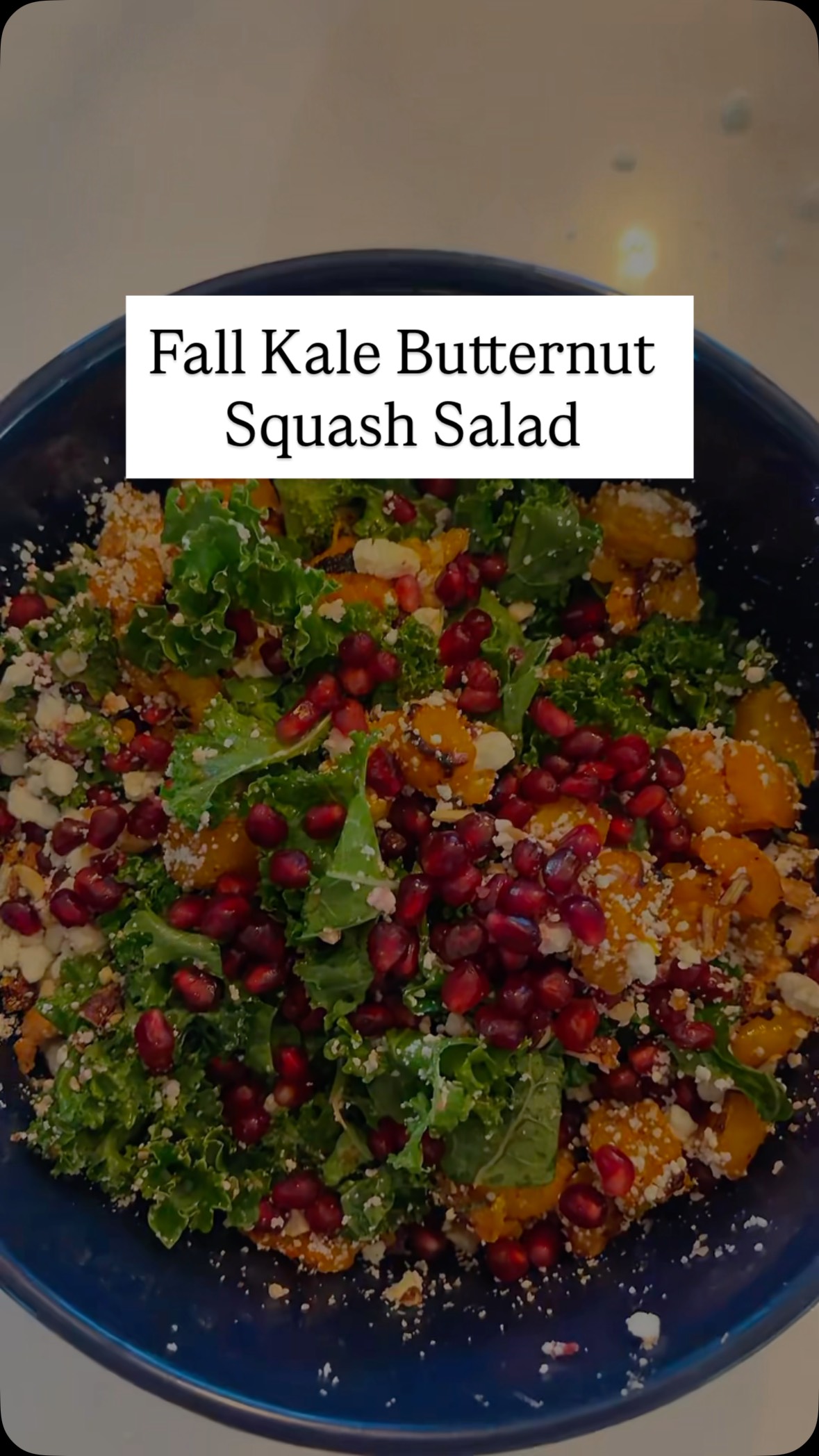 🍂 Harvest Kale and Butternut Squash Salad 🍂
✔️ Fiber (kale + squash)
✔️ Gentle carbs (butternut squash)
✔️ Crunch + flavor (pecans + pomegranate)
✔️ Fat + a little protein (feta)
This combo is nutrient dense, helps you stay satisfied and keep energy steady —without feeling heavy plus it’s sooo pretty! Easily add some grilled chicken or leftover turkey to make it a meal!
Save this as an idea for what to bring to your next holiday party!
If holiday food, travel, or low appetite makes eating on a GLP-1 harder my free GLP-1 Holiday Survival Guide will help you navigate it with confidence! Comment or DM “holidays” and I’ll send you the link!
#glp1holidaytips
#glp1salad
#fallsalad #weightlossdietitian #glp1tips