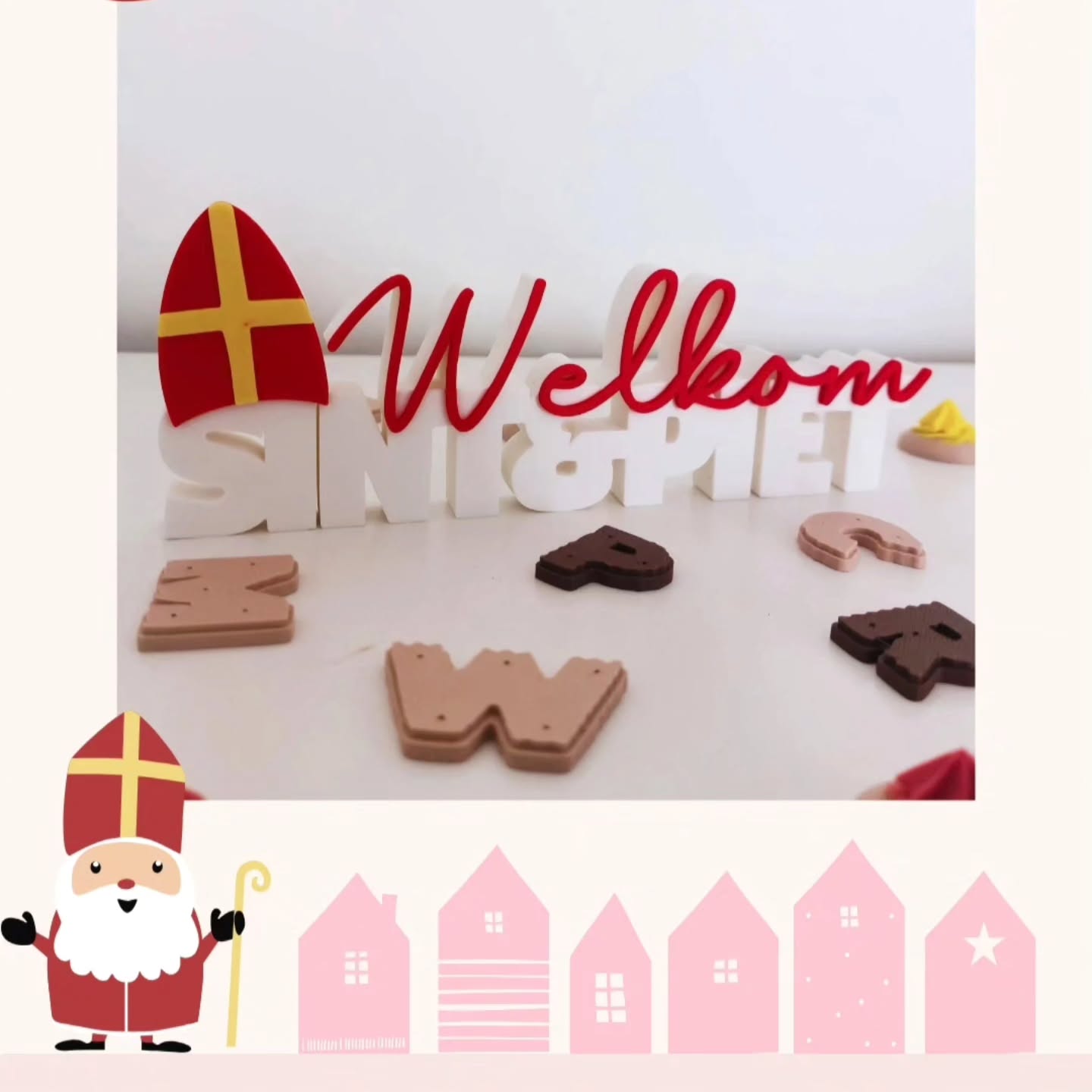 Bij wie is het aftellen al volop bezig?🥳
Verwelkom Sint en Piet met een vrolijk welkomstbordje bij de schoentjes!
#sint #sinterklaas #aftellen #wordpop #3dprints
