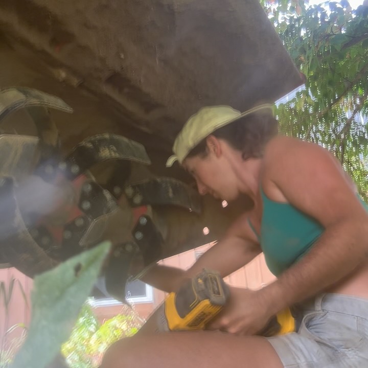 Our farm director is an in house mechanic, electrician, teacher, plumber, landscaper… she’s a jack of all trades, no matter the job our appliances learn what it takes to get the job done.