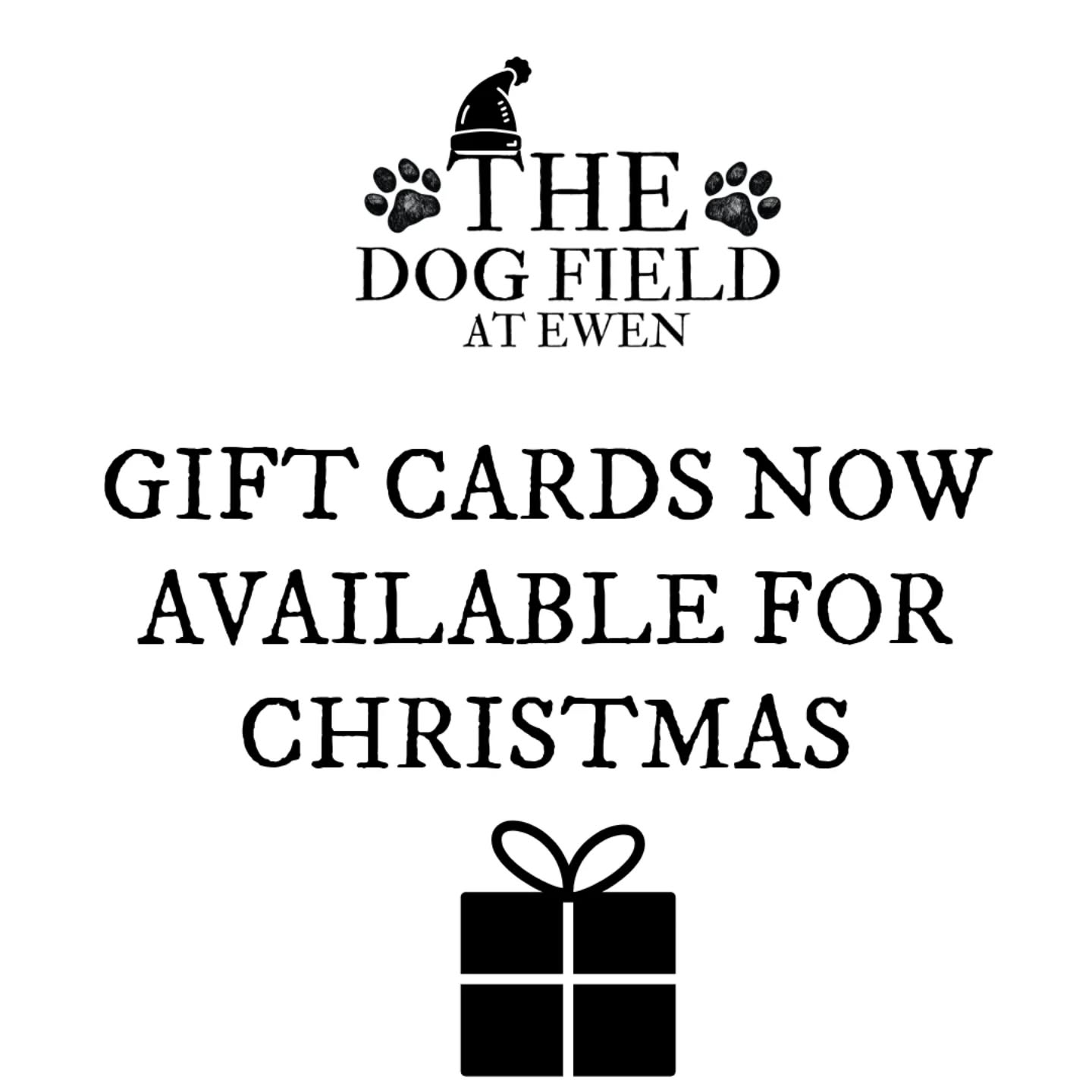 Want to give your dog a gift that will last more that 10 seconds? Or want ask friends and family for a useful gift this Christmas?
Head to our website to find out more about our gift cards to be used online for any session!
#BestinFieldEwen #dogfield #giftcard #cirencester #christmas
