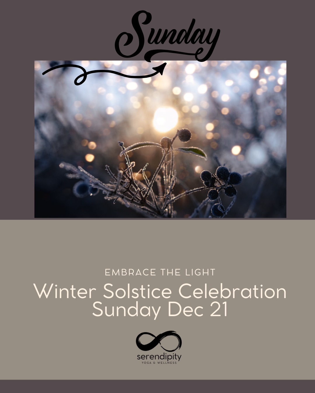 Winter Solstice at Serendipity Yoga
Winter Solstice is this Sunday, a powerful pause in the year that invites reflection, release, and renewal. It marks the longest night and the gentle turning back toward the light, a time honoured across cultures as a moment to slow down and reconnect with what matters most.
We’ll be celebrating together at Serendipity Yoga, and spots are booking up.
At 4 pm, join us for 108 Sun Salutations, a moving meditation that builds warmth, focus, and intention as we welcome the return of the light.
At 6 pm, unwind with Yoga Nidra and Sound Therapy, allowing the soothing vibrations of crystal singing bowls to support deep rest and restoration.
Come for one practice or stay for both. Join us in marking this seasonal shift with presence, community, and care.
#serendipityyoga
#yogapec
#healthymovementyourway