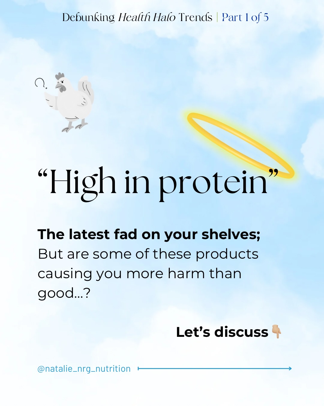 The protein halo 👼🏼💪🏼
Every other product on the shelf now seems to boast about being “high protein”. Breakfast cereals, chocolate bars, protein bars, crisps, biscuits and even ice creams all claim to be better for you because they contain a bit of protein.
But don’t let the label fool you.
Some of these products contain barely any more protein than the regular version. Others have a low overall nutritional value and contain artificial ingredients, processed grains, high sugar, and poor-quality fats. Labelling with ‘added protein’ gives the impression that they are a health food - it’s misleading, and these are not the protein-dense foods that you should be relying on.
This is what we call a health halo 👼🏼 - when a healthy-sounding word or ingredient creates the illusion of a nutritious product. 🔮
Protein is essential for appetite regulation, muscle repair and body composition, brain health, mood, hormones, enzymes & gene repair - and the quality of it and the amount in food matter considerably.
✅A useful rule of thumb: look for products with at least 10g of high-quality protein (all amino acids) per serving, minimal added sugar and a short ingredient list.
✅And remember, your best sources of protein are real foods with high-quality protein – eggs, fish, poultry, meat, natural yogurt, lentils+beans+quinoa combo and tofu.
At NRG Matrix, we encourage clients to look beyond marketing and understand what their bodies actually need – not what brands trick them into spending money on.
#healthhalo #clevermarketing #proteinpacked #protein #healthfood #eatwellbewell #nrgmatrixclinic #nrgnutrition #womenshealthcoach