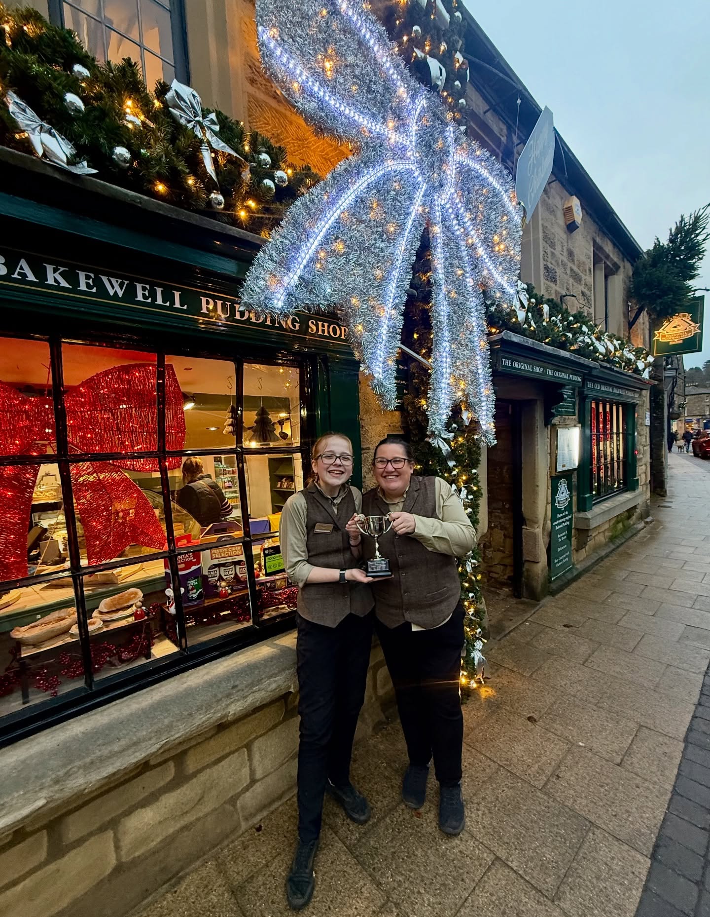 We had the loveliest surprise today - we’ve been awarded the Winner of the Bakewell Town Council Christmas Window Competition 2025! 🎄✨
We absolutely love our display this year, and hearing so many kind words and lovely feedback from everyone has made our festive season.
Thank you to everyone who stopped to admire it, we’re feeling beyond thrilled and so grateful! 🌟❤️
#christmaswindow #award #christmasdisplay #festivewindow #festivedecor #christmasdecs #visitpeakdistrict #peakdistrict #derbyshirelife #derbyshirelifestyle #bakewell #bakewelltowncouncil #bakewelltown #bakewellpudding #oldoriginalbakewellpudding