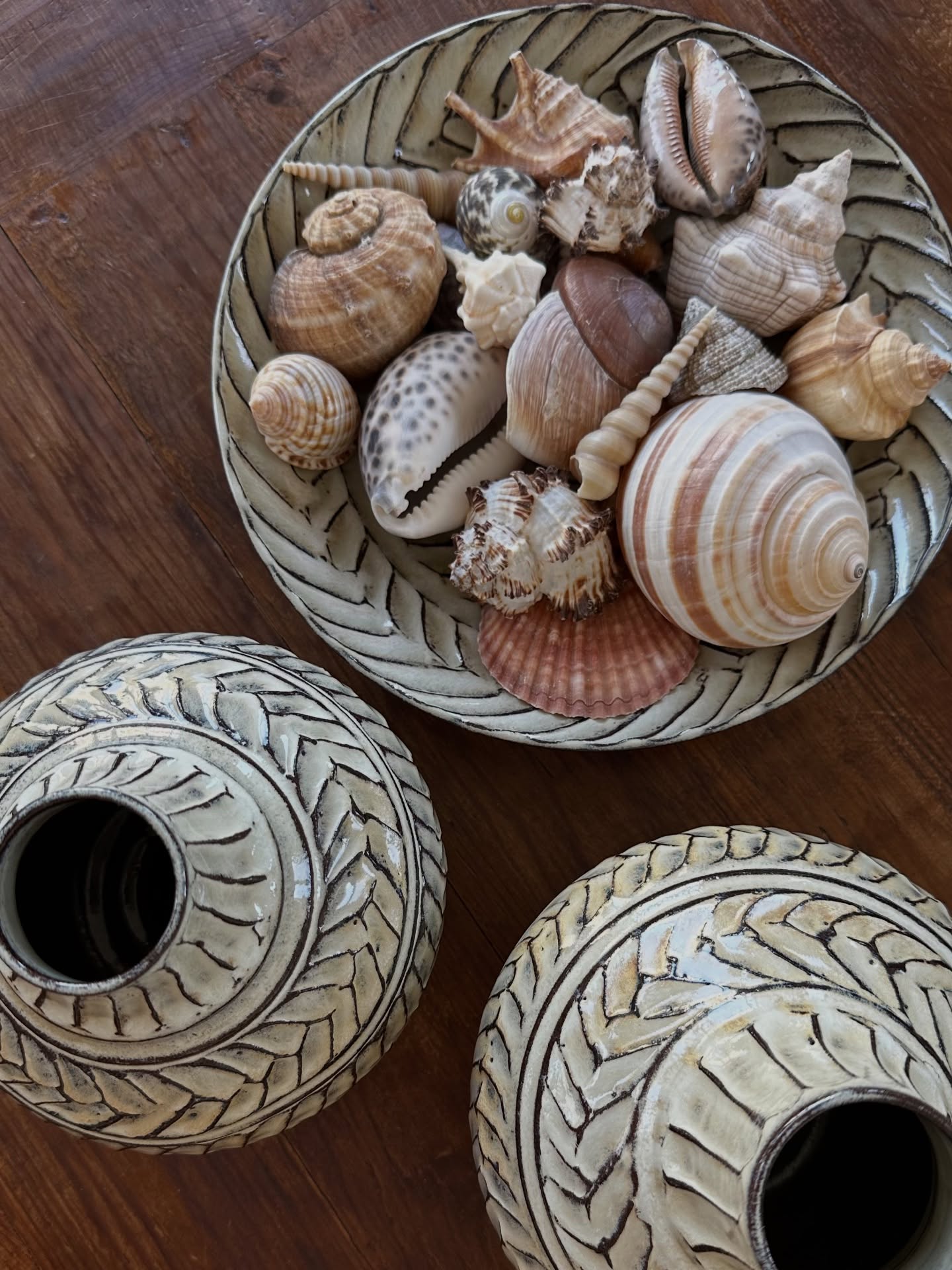 Fresh out of the kiln ✨
A new batch of pieces I’ve been working on — clean lines, quiet details, and a whole lot of love (and patience 😅).
There’s something magical about opening the kiln and seeing everything come together.
# handmadeceramics #ceramicart #potterylove #studioceramics #ceramicartist #contemporaryceramics #craftswomen #ceramicsstudio #madeinIsrael #slowmade