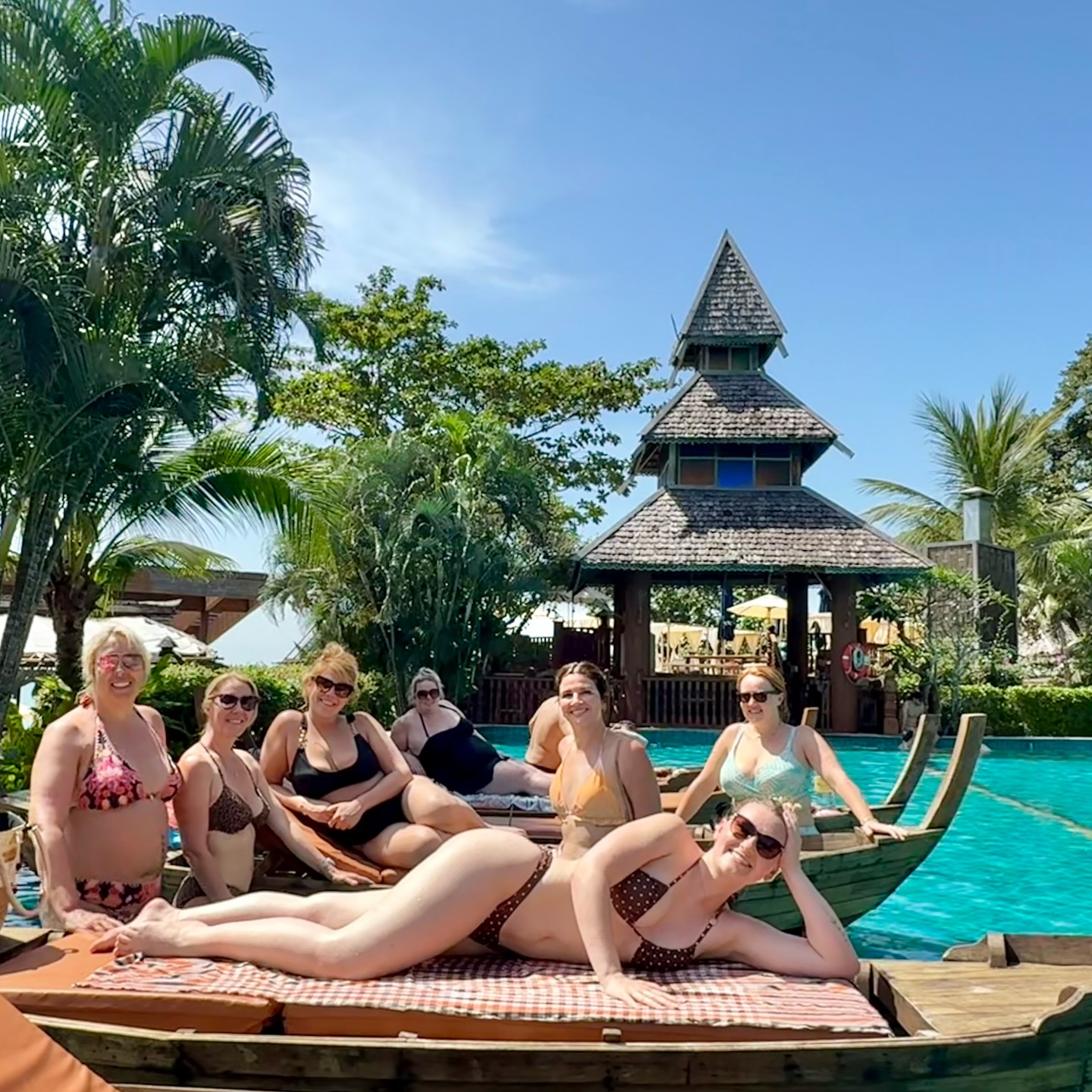 Massive love to these Queens for the last 2 weeks in Thailand 🩵 The unexpected monsoon was definitely an EXPERIENCE, but they took it in their stride, made the most of every day and most importantly, of the moments shared with the new friends made on this trip… and THANK GOD the sun came back for our last few days 😮💨🙌
As the saying goes, you can’t control what life throws at you… but you can choose how you respond to it! 🤷♀️
Roll on the next adventure… monsoon free please 🙏
#sheisnotlost #lifeisanadventure #friendship #solofemaletravel #sofetravel #travelqueen