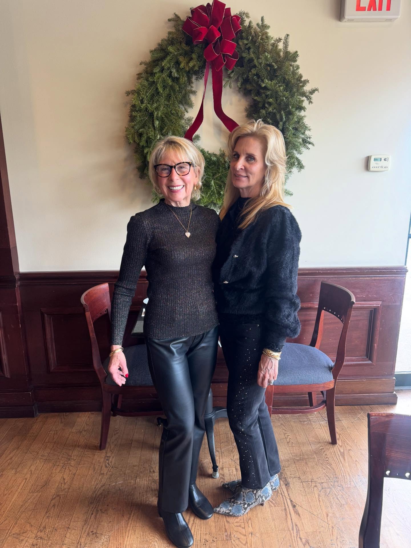 Holiday luncheon with Sandy at our BIG meeting in Livingston