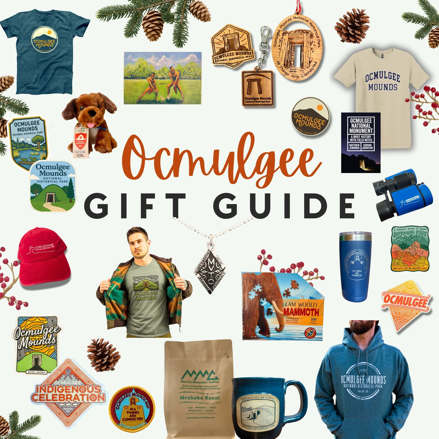 🎁✨
As you look for ways to support local and shop small this season, consider shopping with us at #OcmulgeeMounds!
Our Ocmulgee Gift Guide is packed with meaningful gifts inspired by history, culture, and artistry. From books and handcrafted pieces to unique keepsakes and apparel for everyone; each purchase supports our mission at Ocmulgee Mounds National Historical Park!
Our online store is limited, but still available to shop at the link in our bio, or here:
https://www.ocmulgeemounds.org/shop
Our Ocmulgee Mounds Association store is open daily at Ocmulgee Mounds National Historical Park from 9:00am - 5:00pm, and will be closed Thanksgiving Day, Christmas Day, and New Years Day.
💚
#OcmulgeeMounds #ShopLocal #GiftGuide