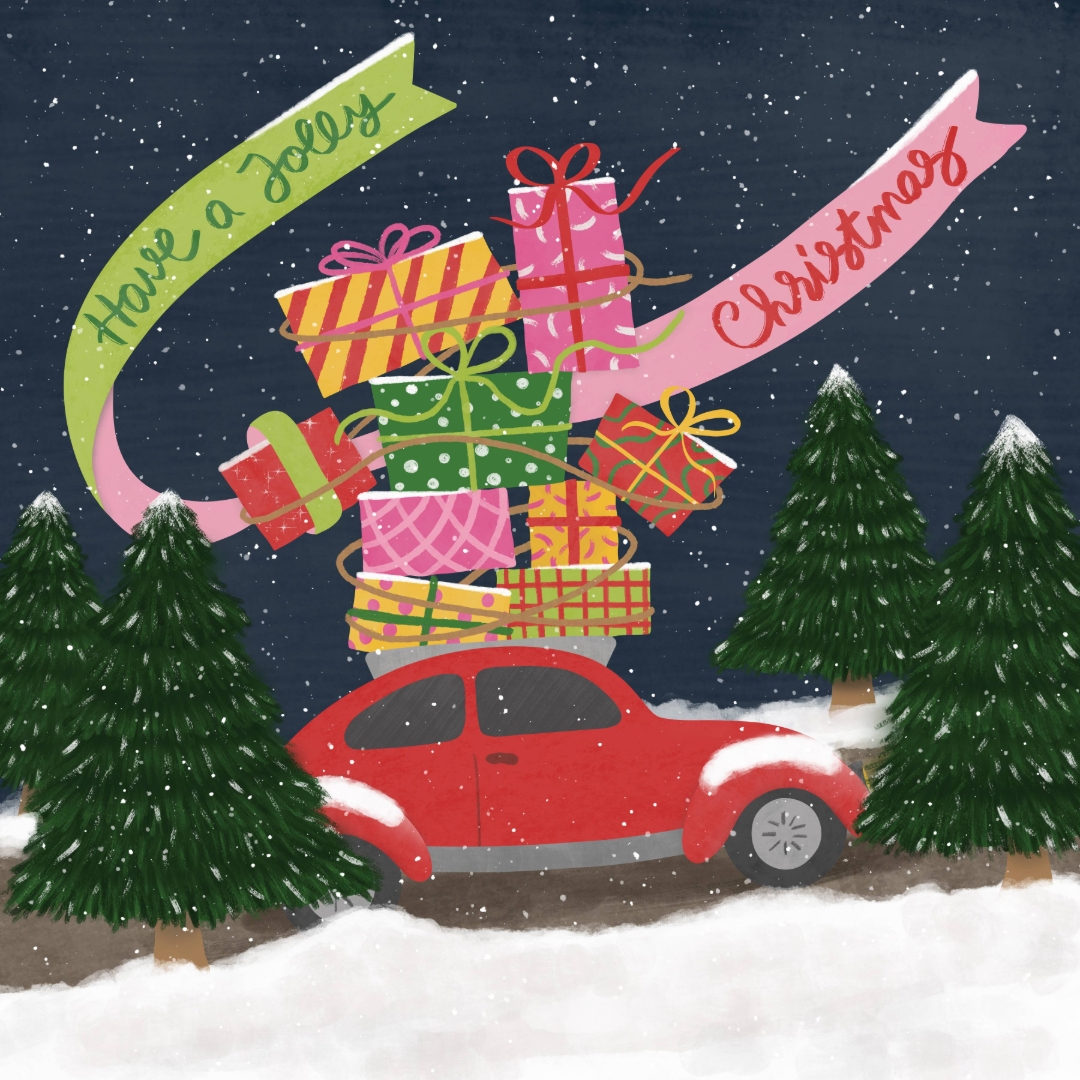 Driving home for Christmas...
For surface pattern design collaborations, please contact me directly at design@franzispeer.com or through my agency @advocateart01
#christmas #holidays #seasonalart #licensing #artlicensing #freelanceillustrator #artistsofinstagram #greetingcarddesigns #illustrationartists #trendingart #illustrators #artists #surfacedesigners #stationerydesign
