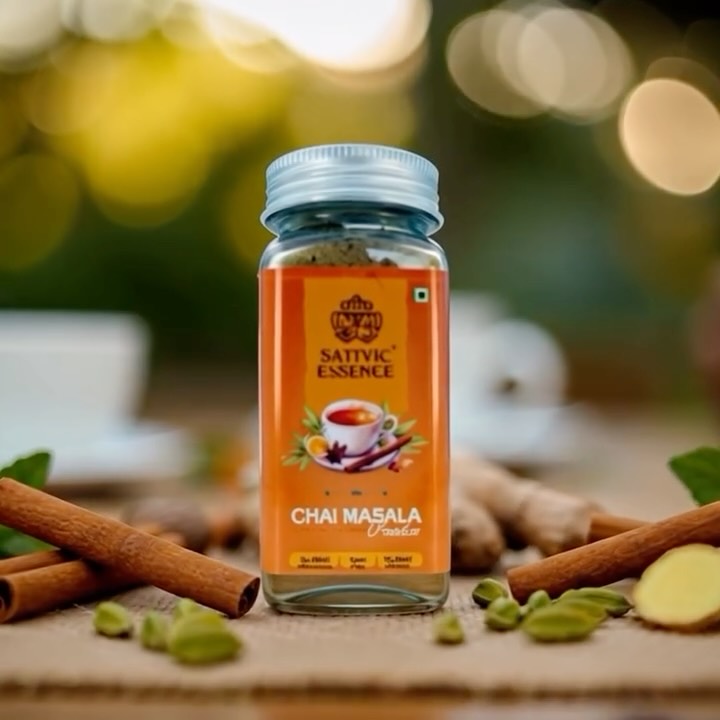 ❄️ Winter + Sattvic Masala Chai = Pure Bliss
And when your chai masala is crafted from pure sattvic spices, that bliss becomes a daily ritual of wellness.
Warm up your immunity, refresh your mood, and elevate your chai with a fragrance that fills your home — and your heart.
Perfect for those cozy mornings and quiet evenings spent with the one you love 🌿☕
#ChaiMasala #WinterDrinks #HealthierChoices #SattvicEssence #OrganicSpices #CoupleGoalsIndia #ChaiIsLove
