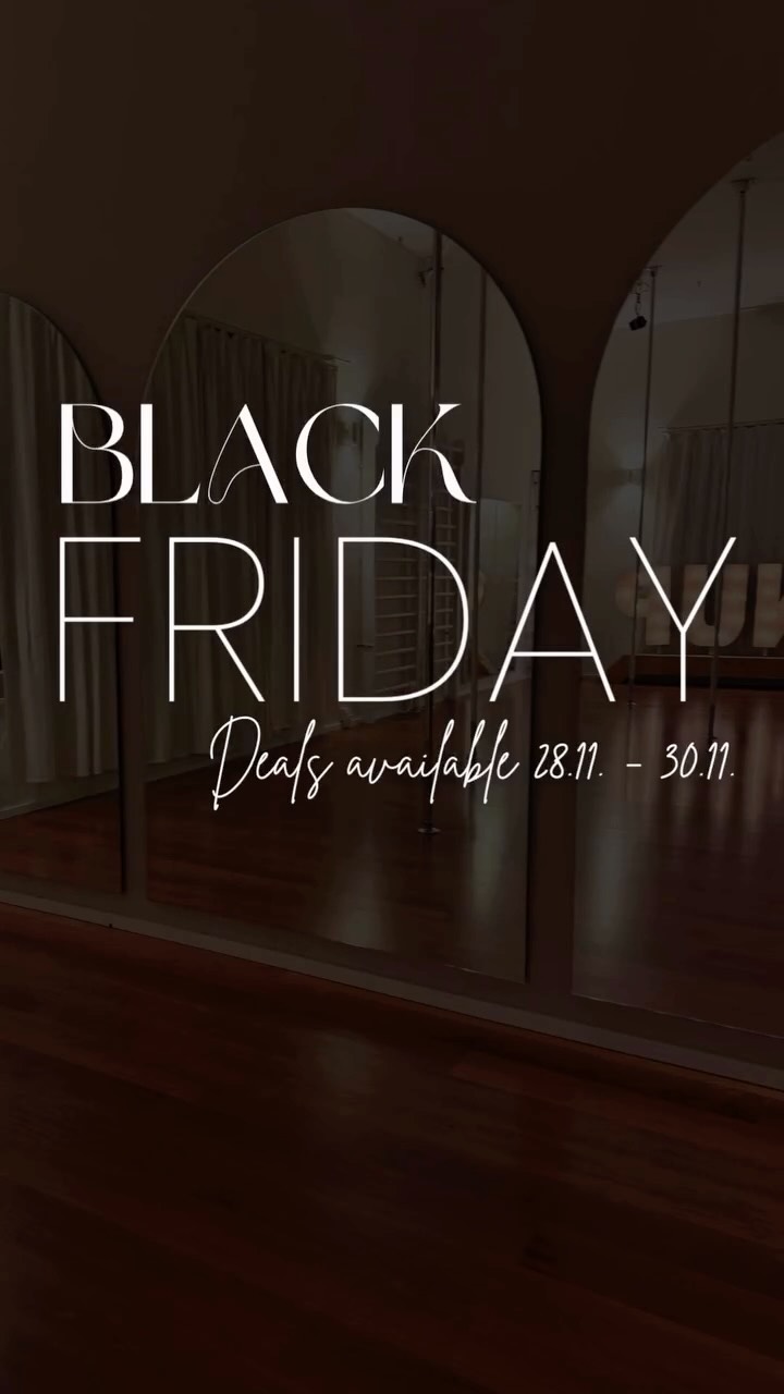 🖤 BLACK FRIDAY bei SPIN-UP 🖤
Es ist soweit: unser grösster Deal des Jahres ist live!
✨ –20% auf unsere beliebtesten Abos
(10er & 20er Abo • All Class Packages)
➡️ Code für deine Buchung auf Eversports: BLACK25
🎓 Für Student:innen: –30%
Sende uns deinen Student:innenausweis, um deinen persönlichen Code zu erhalten!
⏳ Nur bis 30.11. gültig!
Du kannst dein Abo jetzt sichern und später starten, totally flexible.
Don’t wait. Go for it!
WICHTIG
Die Laufzeit des Abos startet ab der ersten Kursbuchung und ist verbindlich. Die Laufzeit kann nicht pausiert oder verlängert werden.
Der Black Friday Deal kann nicht mit anderen Angeboten kumuliert werden.
#blackfriday #spinupgoesblack #poledance #poledancestudio #bern #aerialfitness