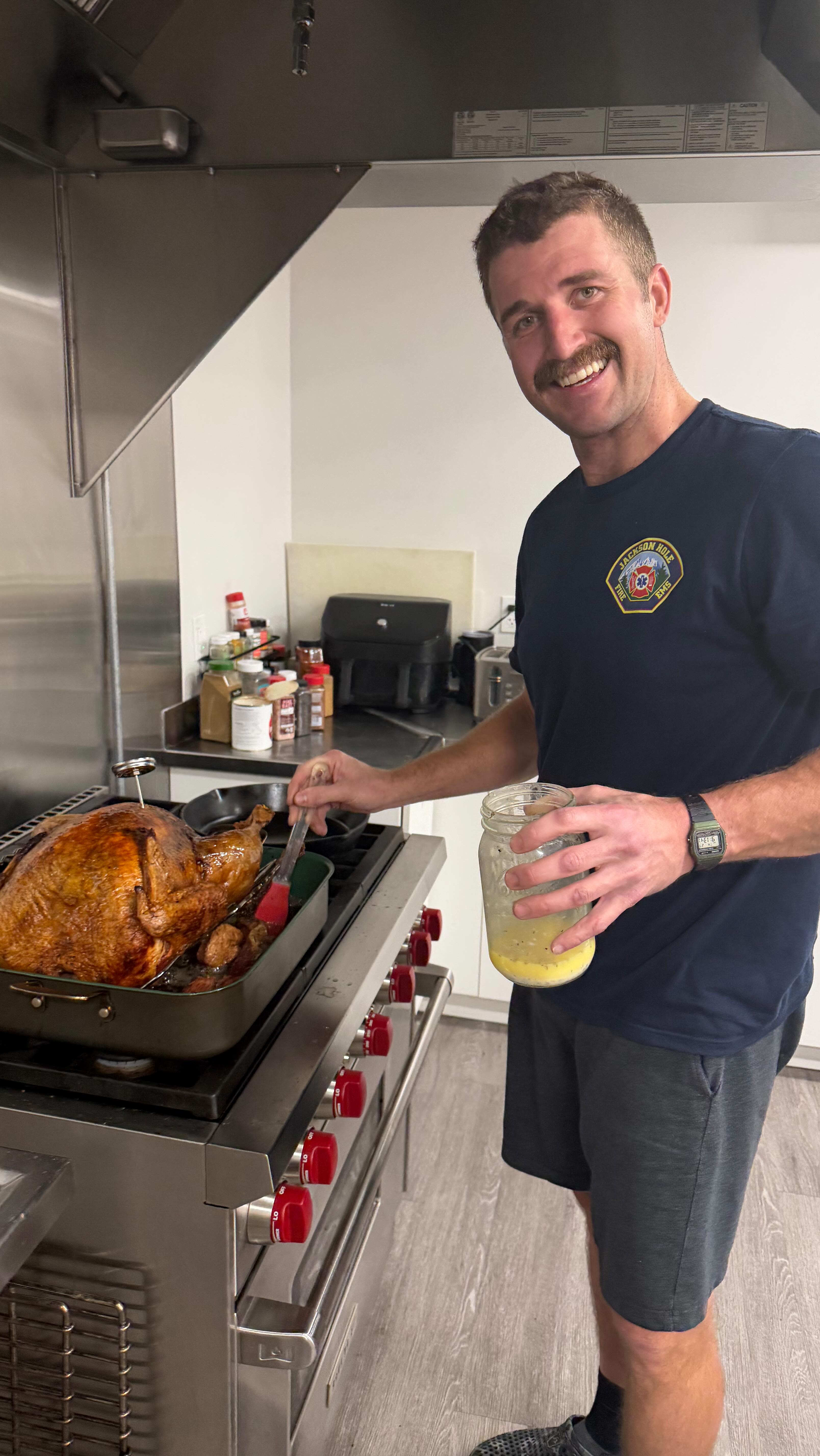 On a day centered around gratitude, the @jh_fire_ems crew deserves a special shout-out. Thank you for always showing up - holiday or not - to keep our community safe.
#grateful #turkeytrot #thanksgiving #jhfireems #jhfireemsfoundation #onefamily #communitystrong #tetoncountywyoming #firstresponders