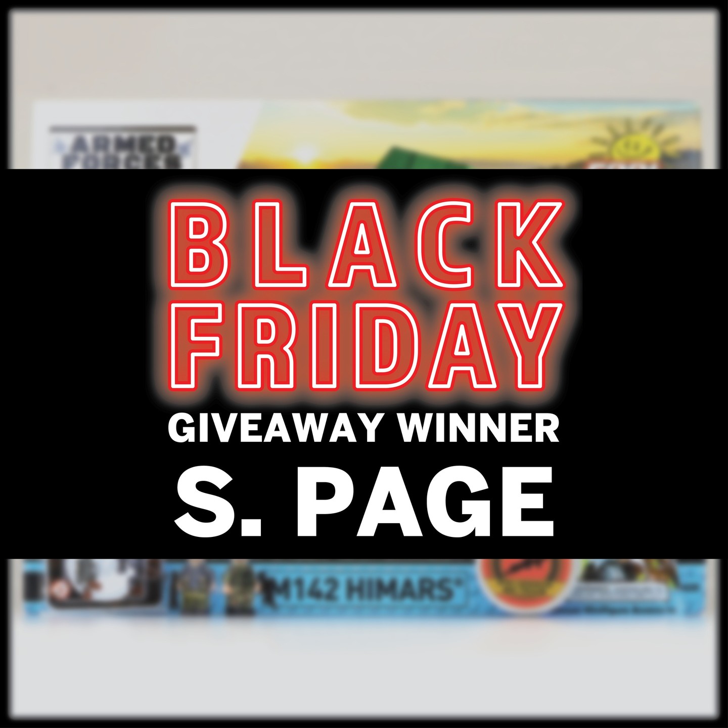 🔥 BLACK FRIDAY GIVEAWAY WINNER! 🔥
Congratulations to the winner of our Black Friday Giveaway - S. Page! 🎉
Our winner has been contacted and confirmed by the UB Team.
We’d like to take this opportunity to thank everyone who made a purchase during our Black Friday Offers Event. We hope you enjoyed our deals, and we look forward to bringing you more exciting events and giveaways in the future.
Our packing team is busy getting all orders ready to ship. If you’ve sent us a message or email - our Customer Service Team is working through all the emails and will get back to everyone as soon as they can!
—
#UnitedBricks #UBTeam #UBGiveaway #BlackFriday #GiveawayWinner #Minifigures #AFOL