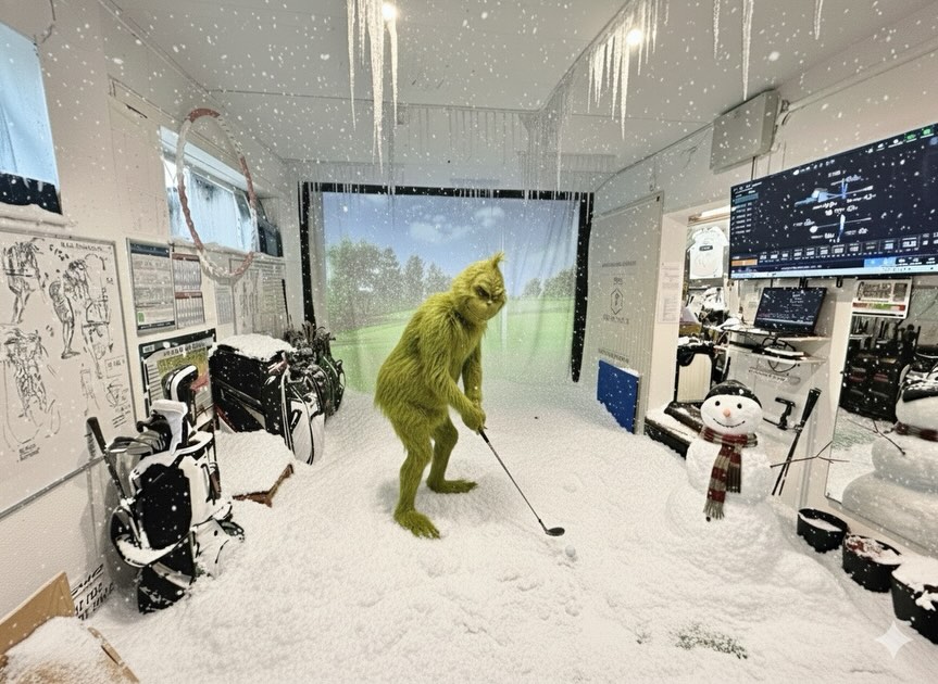 Winter lessons, not literally. Sharpen up ready for the season! ⛳️ ⛄️ 🎅