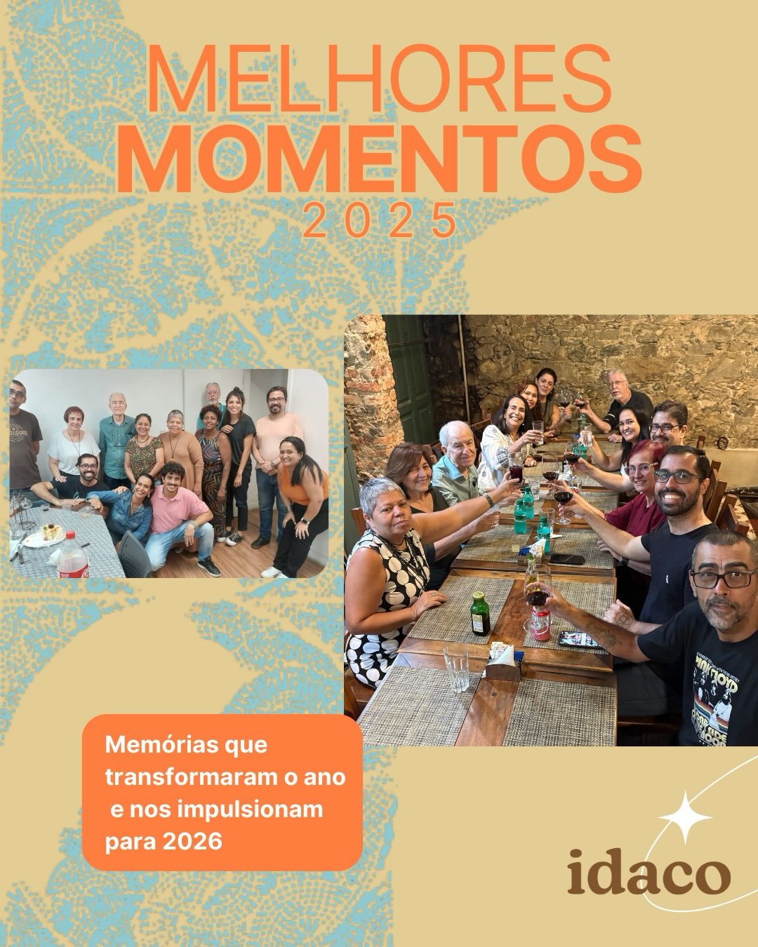✨ O Idaco deseja a todos e todas um Feliz Ano Novo, com saúde, esperança e novos começos.
Que este novo ciclo seja de aprendizados, conquistas e fortalecimento do trabalho coletivo.
Seguimos juntos abrindo caminhos para novas conquistas e transformações. 🤍🎆
