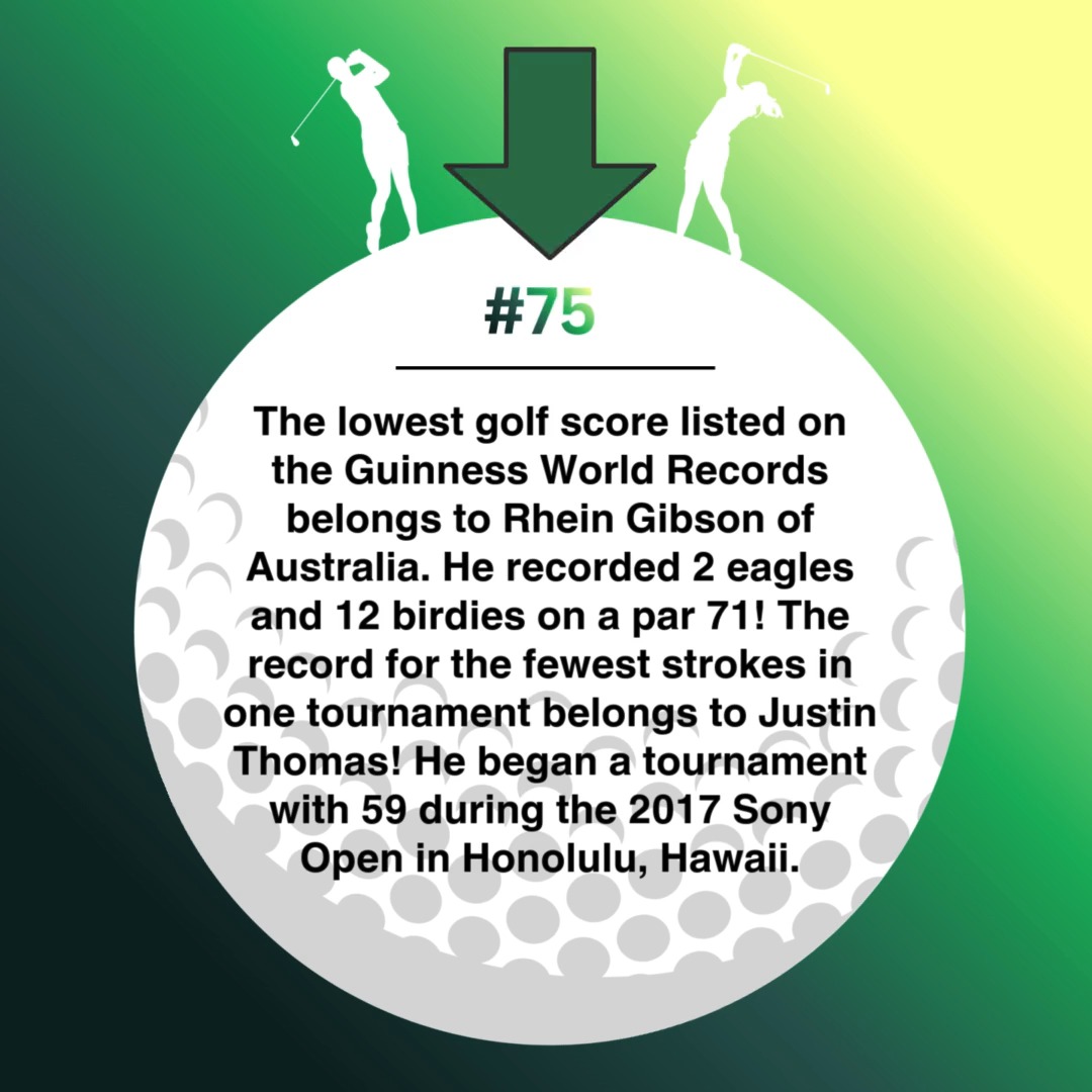 Great Golf Facts... LifestyleCoast2Coast.com
#LC2C #lifestylecoast2coast #lifestylecoasttocoast #GolfLife #Golf #Golfing #GolfFacts⛳️🏌️♀️🏌️