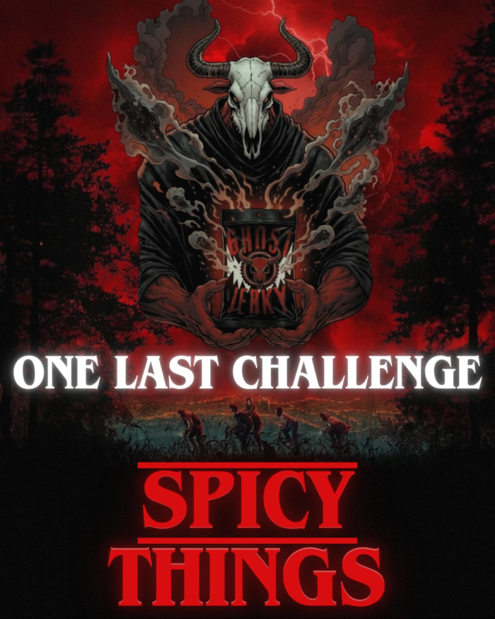 ONE LAST CHALLENGEGHOST JERKY🔥 👻Strangerthings Season5 ghost jerky beef India trend viral challenge