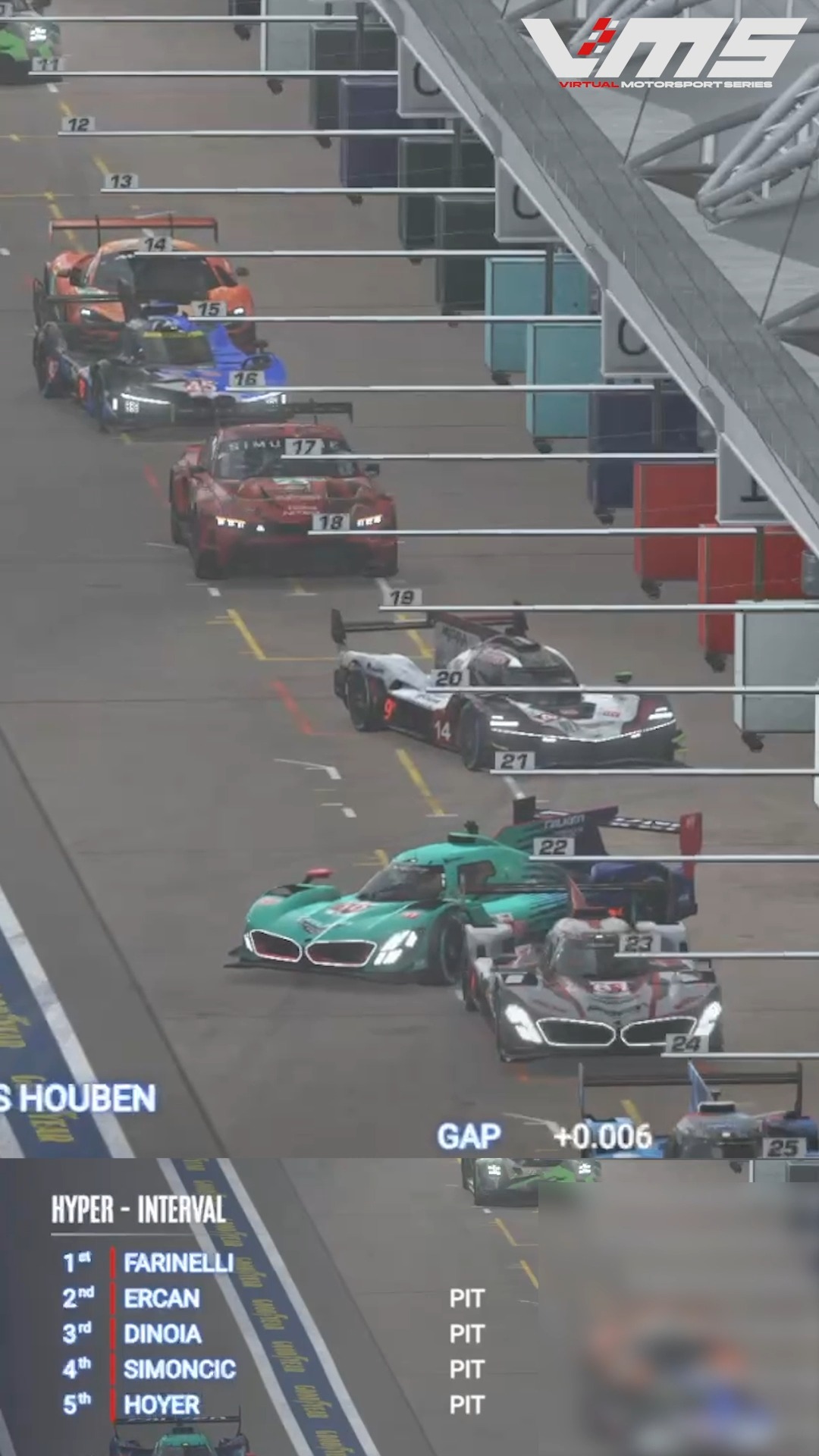 Pitlane chaos! #motorsport #esports #racing #f1