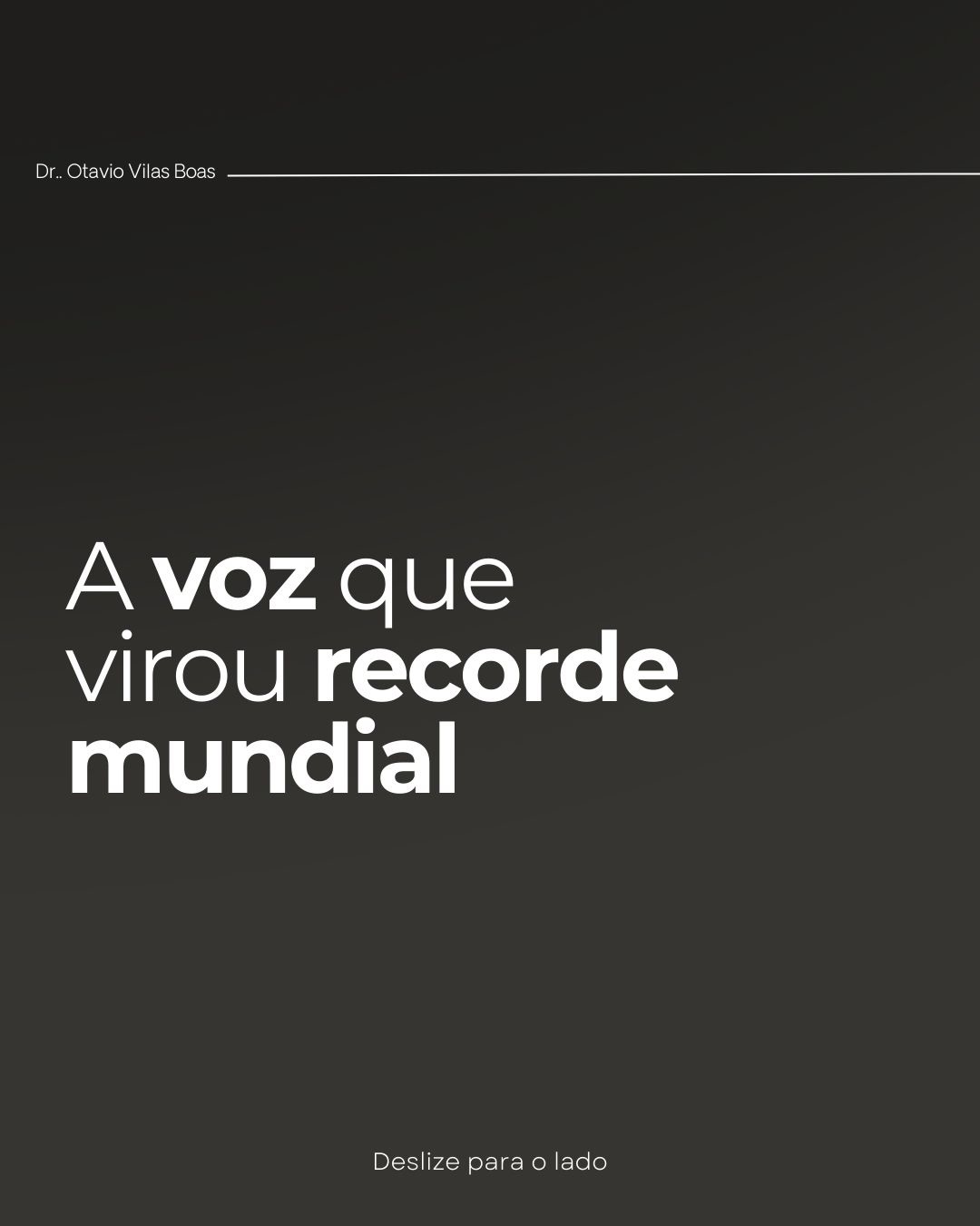Ele ficou conhecido como “o homem mais barulhento do mundo”. Stan Lemkuil, um artista norte-americano, impressionava pela capacidade de produzir efeitos sonoros apenas com a própria voz, alcançando a marca de 117 decibéis a 2,4 metros de distância, um recorde mundial na época.
Além da potência vocal, ele dominava centenas de efeitos e imitações, tornando-se figura marcante no entretenimento. Mas essa curiosidade traz uma reflexão importante: potência extrema não significa voz saudável.
Usar a voz nesse nível exige técnica, condicionamento e acompanha riscos quando não há proteção adequada das pregas vocais. A verdade é que a maioria das alterações vocais que vejo no consultório surgem justamente do uso incorreto da voz no dia a dia, e não de feitos extraordinários como esse.
A voz é única, mas também é vulnerável. Percebeu esforço, fadiga ou mudança na qualidade vocal? Procure avaliação especializada. A prevenção sempre fala mais alto.
