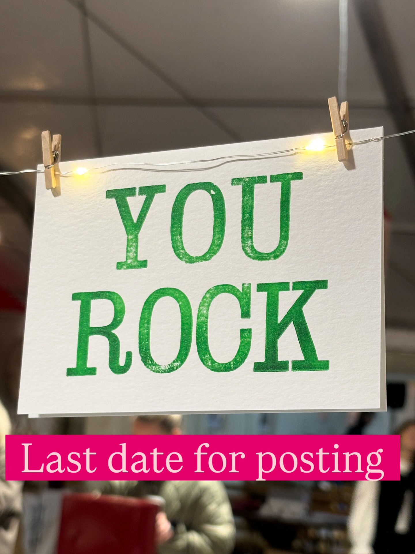 Today (Wednesday 10th December) is the last day for bespoke stationery orders.
For everything else, it’s Wednesday 17th December.
I just want to make sure the postman or postwoman has enough time to deliver it all. And after that my stationery doors and drawers will be closed until Monday 5th January. You will find me with a large glass of wine and a mince pie somewhere nice.
Thank you for all your support and orders this year. And have a very happy Christmas.
Claire x