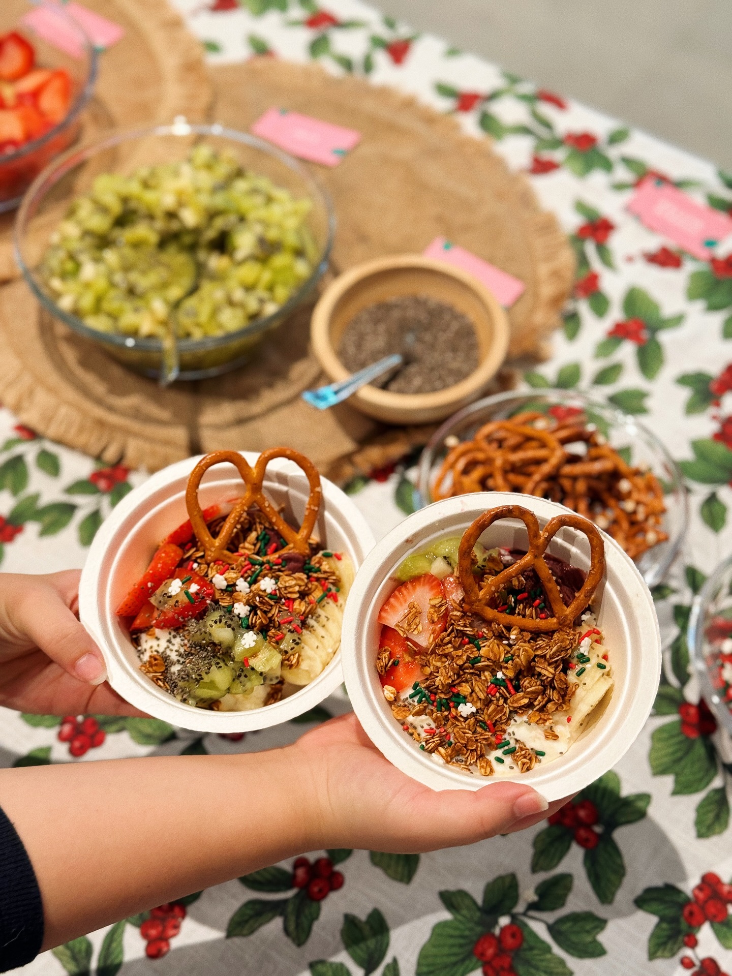 Bringing the holiday cheer, one açaí bowl at a time 🎄
We love working with our clients to bring their ideas to life - from customized açaí bowls to themed set-ups, we’re here to make your events extra special! 🥳
Bookings for 2026 are now open - email us to find out more!