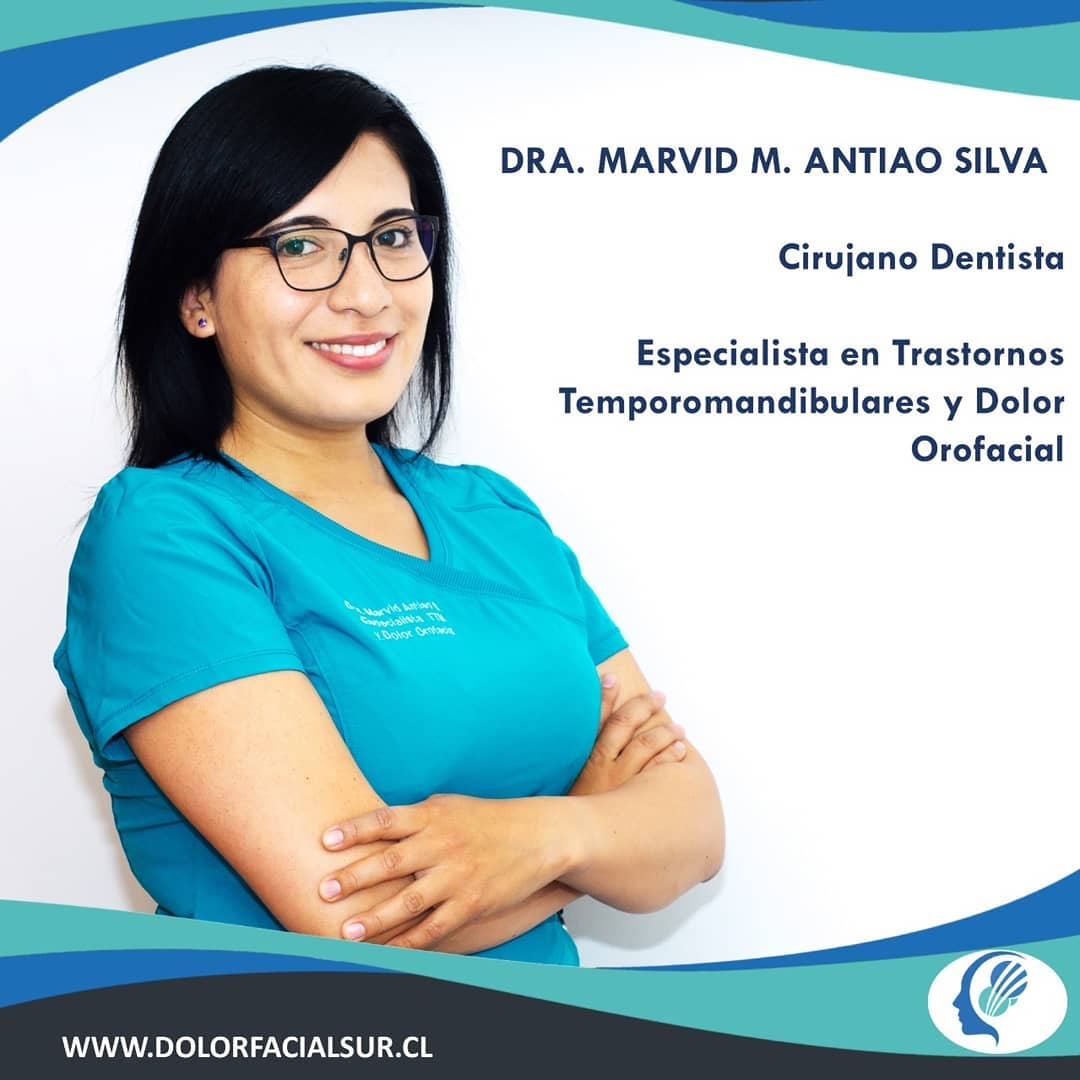 Dra. Marvid M. Antiao Silva.
Cirujano Dentista con mención en Prevención, Diplomado en Salud Familiar y Especialista en Trastornos Temporomandibulares y Dolor Orofacial.
👩🎓
Visita nuestra página web www.dolorfacialsur.cl y conoce más de nuestra especialidad.
🏥
Puedes agendar tu hora a través de nuestra página web o a nuestro WhatsApp +569 8893 9493 👌
👩💻👨💻 #temucochile #Temuco #Angol #araucania #odontologia
#dolororofacial #ttmydof #ttm #salud
#dentista #orofacialpain #bruxismo
#consultas #tmdpain #clinica #dental #instatemuco #salud
