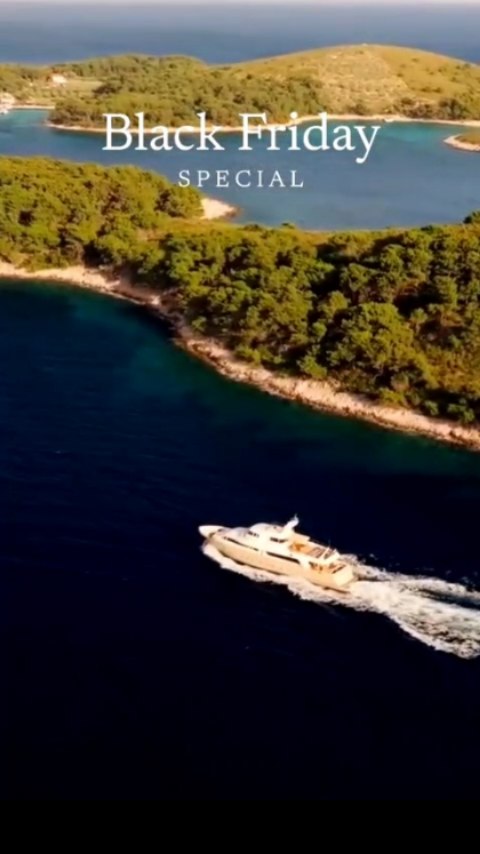 This Black Friday weekend, we decided to do something unforgettable.
For three days only, every weekly charter booking on Imagine Yacht comes with a six thousand dollar discount.
Not a credit, not a future voucher.
Actual discount, $6,000 U.S. Dollars, per weekly charter.
Why?
Because the awarded Imagine Yacht offers one of the most personal, boutique Adriatic cruising experiences anywhere in Europe, and we want this Black Friday weekend to be the moment people look back on and say: that was the best decision we ever made.
Sailing the Dalmatian coast on a private yacht, with a dedicated crew, chef, and itinerary tailored entirely to you, is already unforgettable. A discount of $6,000 U.S. Dollars for choosing that experience is something that simply does not happen in this industry.
Availability is extremely limited and this will never be repeated.
Black Friday weekend only.
Conditions apply.
Discover more at https://imagine-yacht.com
#yachtlife #croatia #yachtcharter #yachtcharter #luxuryyacht #yachting #romanticescape #yachtinfluencer
