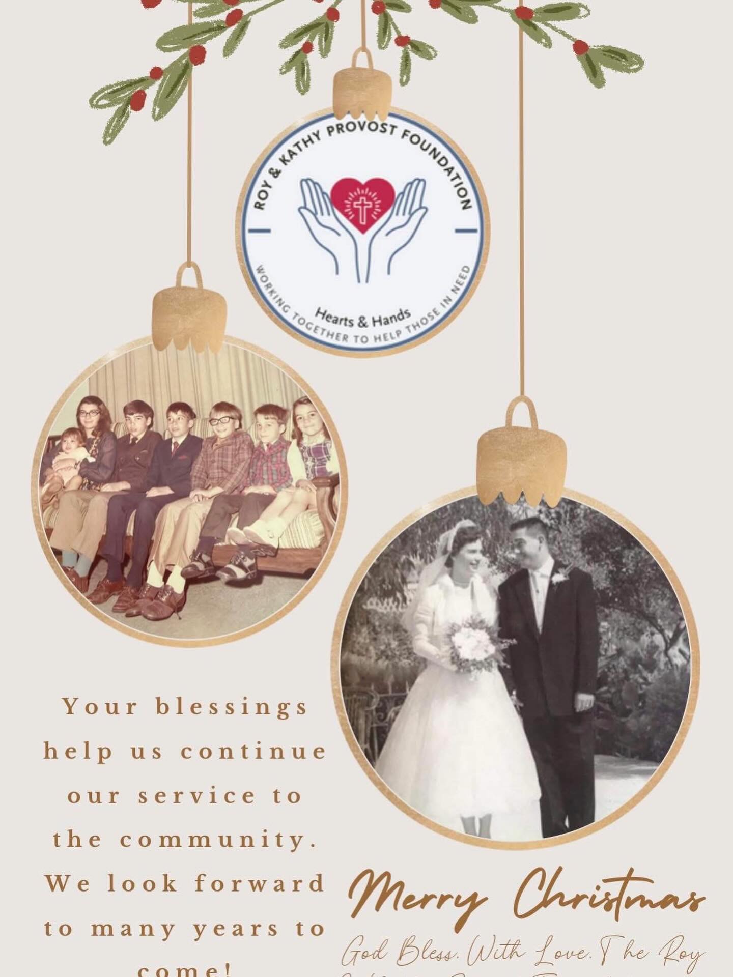 Merry Christmas from the Provost family to yours!!❤️
-This Christmas we hope you soak in every minute with your loved ones around the table! Enjoy the time you have, I know we sure are wishing we had just a little more time with our loved ones spending Christmas in Heaven. Oh how beautiful it must be in Heaven❤️ #merychristmas #heisthereasonfortheseason #happybirthdayjesus #heisborn #christmas