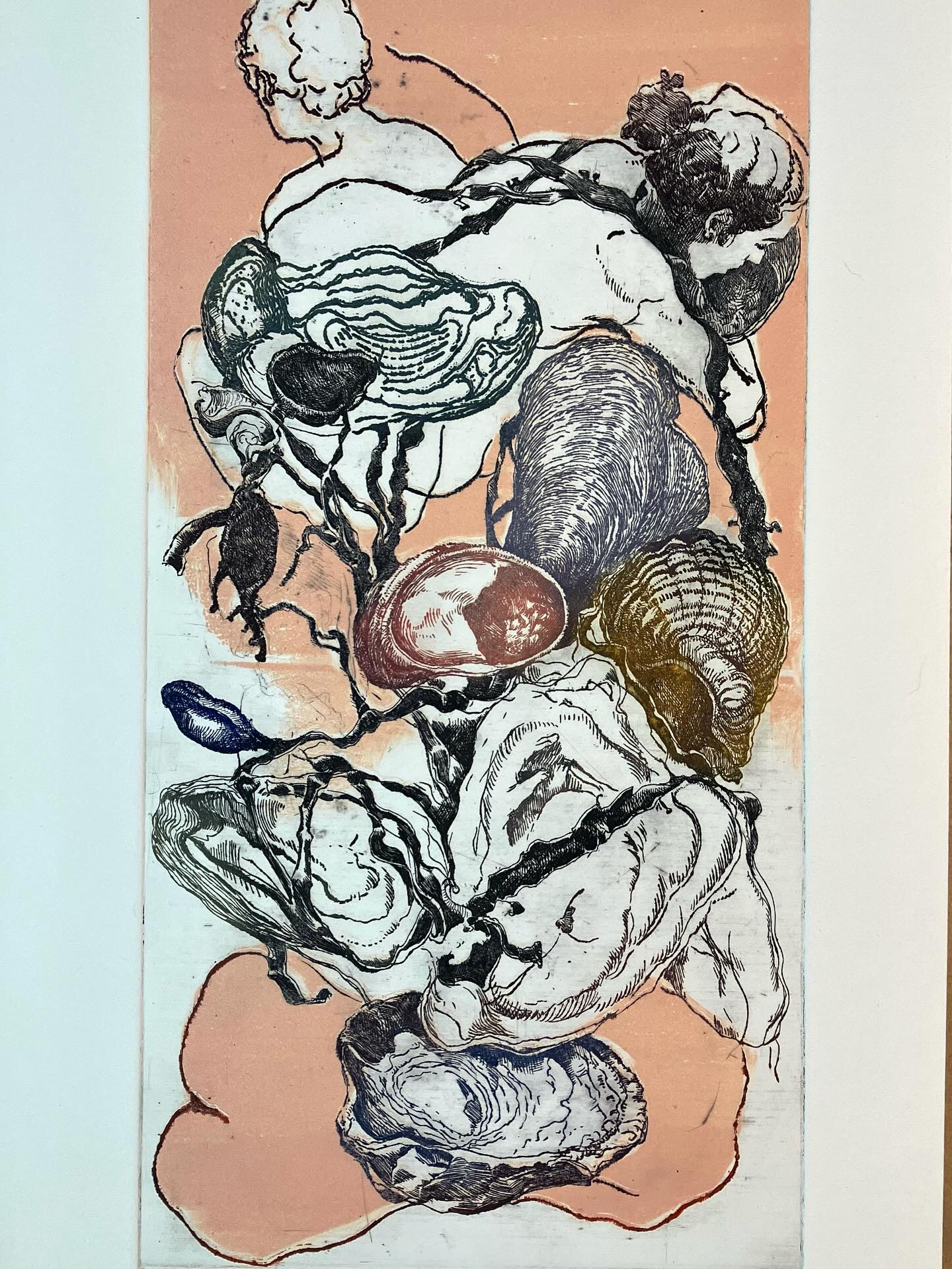 “Et Dieu crea la femme”, ets, 2025. #lifedrawing #seashells #insectsartprints #erosandthanatos #printmaking #etching #figuredrawing #classicdrawing #malefigureprints #blackandwhitedrawing #engraving #largeetching #penandink #quickstudies #malenudedrawings #portraitdrawings #landscapedrawing #seascapedrawings #beachscenesart #selfportrait #fromlifeonly #stopusingphotographs #botanicalprints