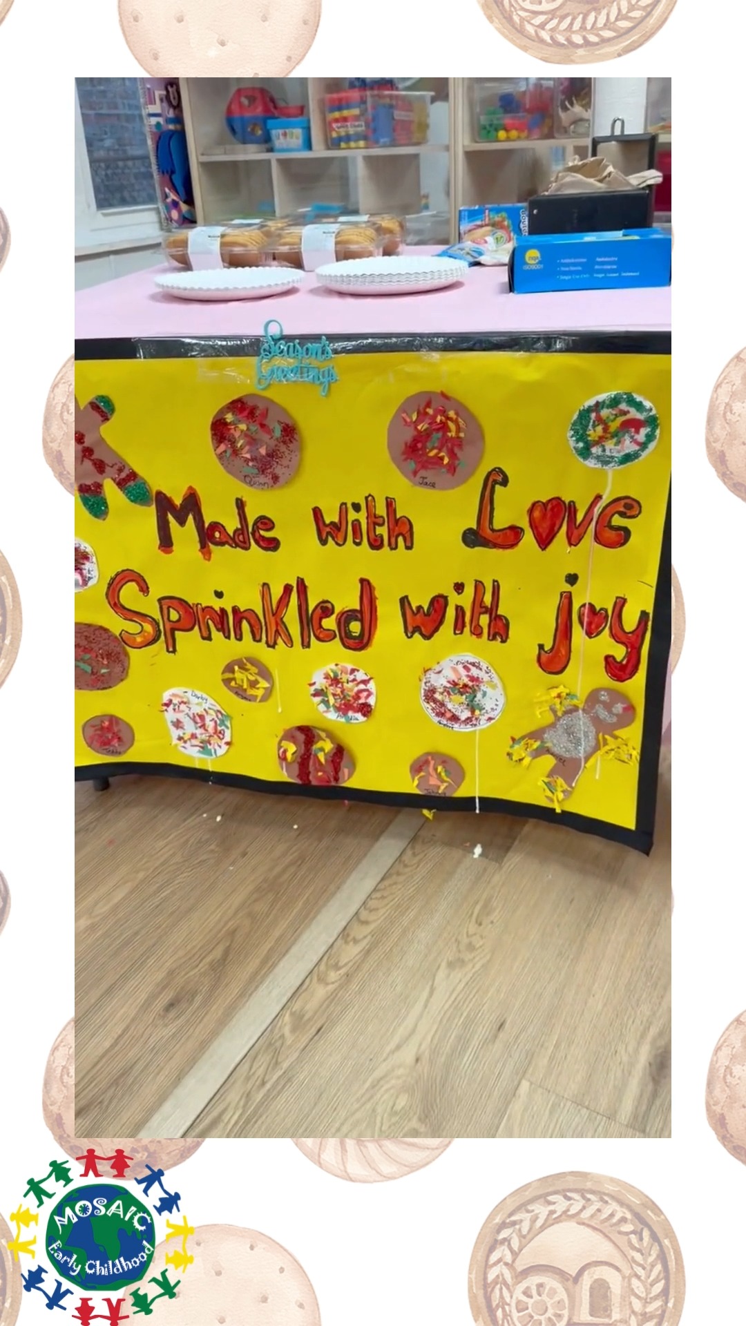 🍪🎄 Family Cookie Decorating Recap! 🎄🍪
What a sweet time we had at our Family Cookie Decorating event! Our space was filled with creativity, laughter, and lots of sprinkles as families decorated cookies together and made special memories. 💕
A big THANK YOU to all the families who attended and helped make this event so fun and meaningful. We loved celebrating and creating together with you! ✨
#familyevent #cookiedecorating #sweetmemoriesmadewithlove #ThankYouFamilies #mosaicearlychildhood