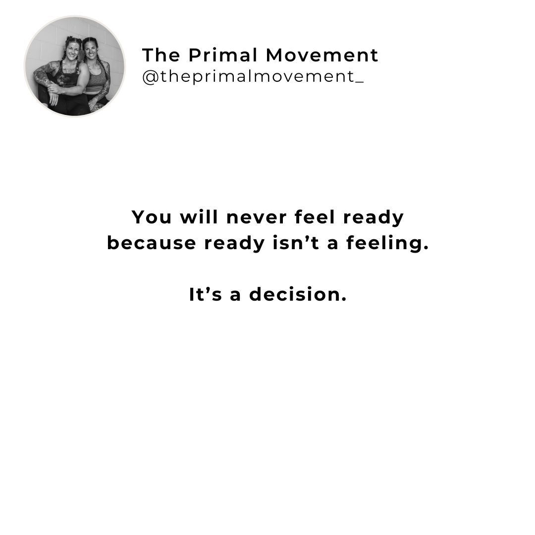 Decide for yourself. Motivation won't save you, being ready isn't coming for you.
You are the only one who can make the choice to change.
#SelfDetermination #TakeAction #Motivation #PersonalGrowth #Empowerment #Mindset #Inspiration #GrowthMindset #SelfImprovement #Determination