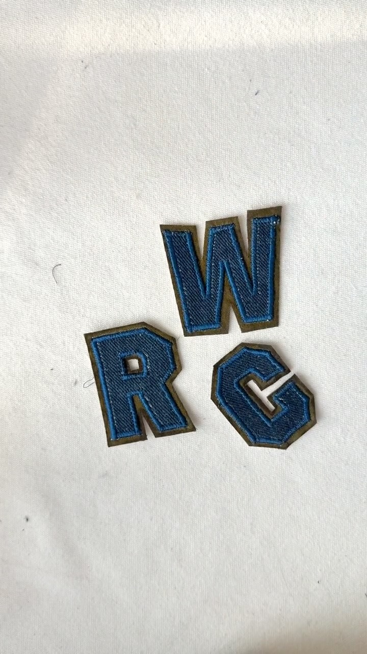 I mean, now that I’m thinking about it, it’s logical that embroidering a very heavy thing onto a lighter thing might be challenging. It’s why I tell people to always use a patch that is the same or lighter than the garment when they do mending.
But I wanted these varsity letters to be denim on top and a lighter cotton underneath. So I made a big mess of it and then I figured it out and now I’m obsessed with these. They are part of my recent project that is my favorite thing ever 😆.
#denimupcycle