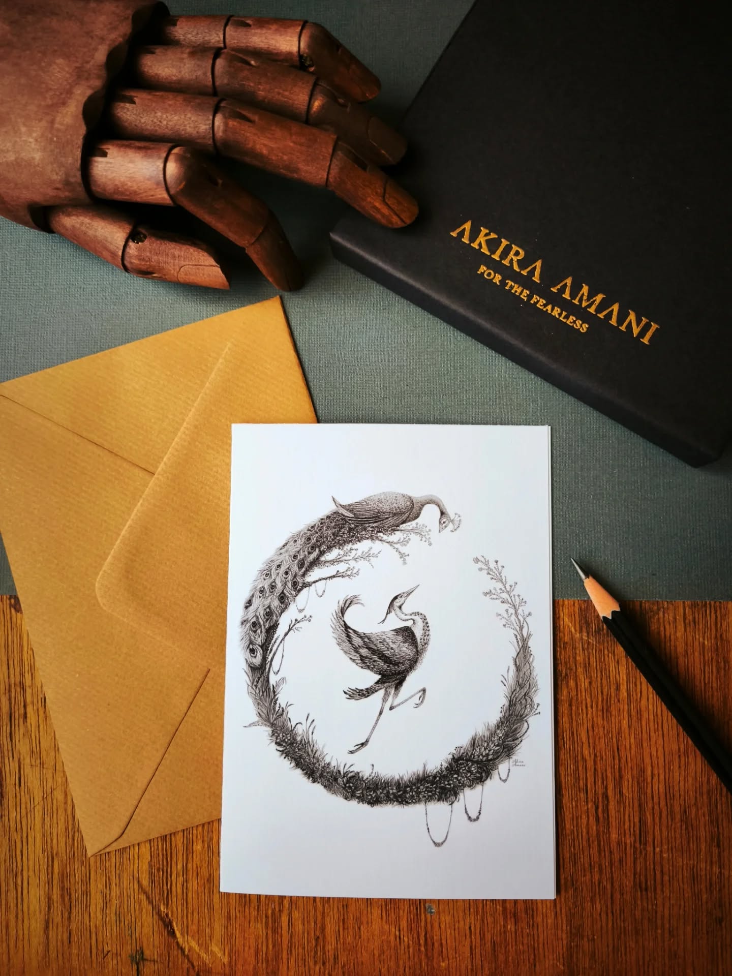 In the quiet glades where the sunlight danced, a heron and a peacock found an unlikely kinship, their differences weaving a friendship as improbable as it was unbreakable.
HERON AND THE PEACOCK
•••
On slide 2 you'll see a close up of the original graphite pencil drawing. I've used a magnifying glass to try and convey the details as I tend to work quite small. I'll be selling prints of this artwork called 'Heron and the peacock ' this Friday to raise funds for the Jamaica hurricane relief. Details in my previous post. Hope to see you there ✌️💖
•••
#folkloreart
#homedecor
#femaleartist
#southlondonartist
#nunheadartist