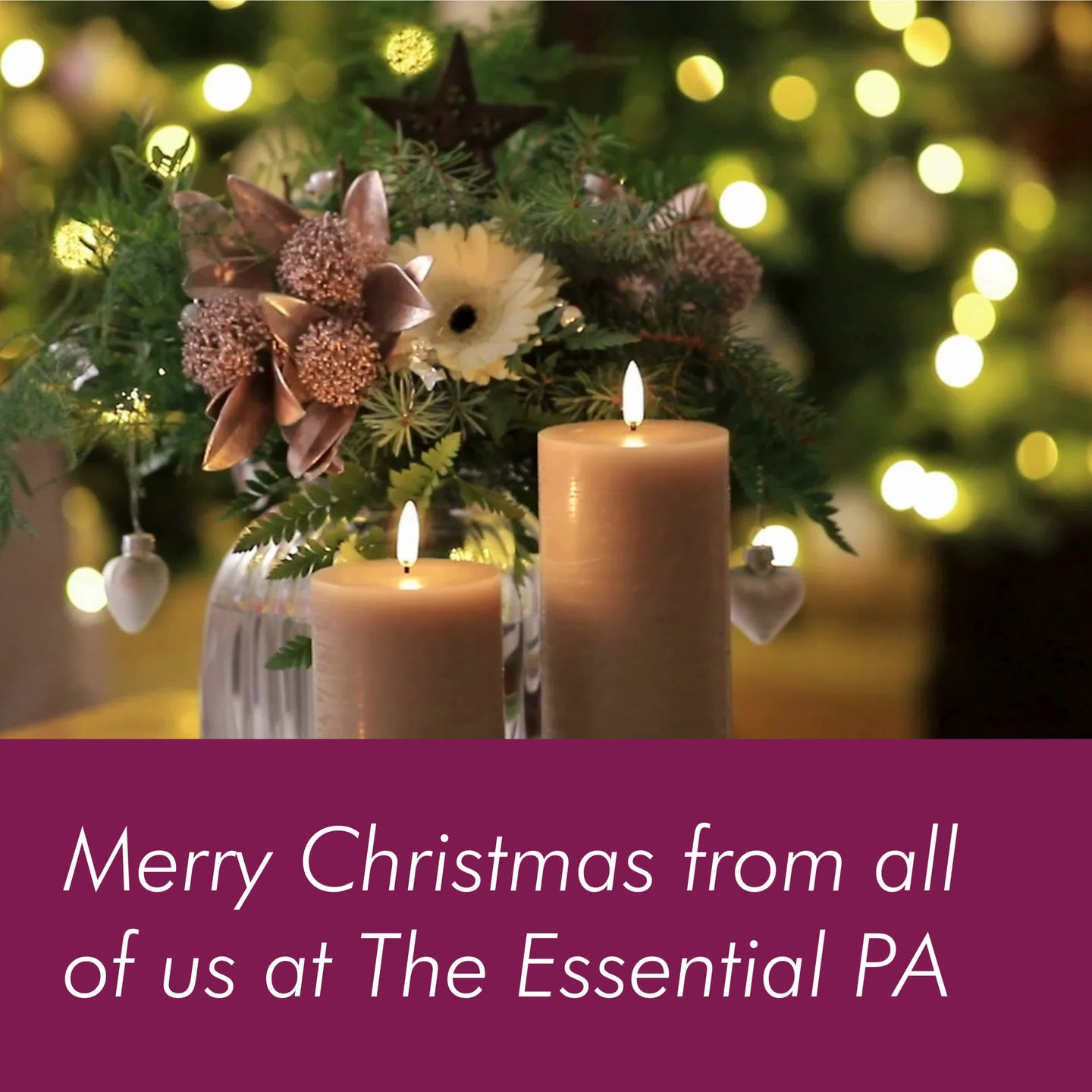 As we close for Christmas at the end of the day today, we’d like to take a moment to wish everyone a truly restful and peaceful festive break.
It’s been a busy end-of-year push for so many, and we hope the coming days bring time to pause, recharge and enjoy a well-earned reset. We’re really looking forward to reconnecting and working with many of you in the new year.
The Essential PA will be closed from the end of today and reopen on 5th January. We’d still love to hear from you, and any enquiries sent over the festive period will be picked up and responded to as soon as possible once we’re back.
Here’s to starting 2026 with clarity, momentum and efficiency. ✨
Merry Christmas from all of us at The Essential PA!
#productivity #businessmanagement #2026goals #virtualbusinesssupport #BusinessManagement #EventManagement #Training #TheEssentialPA #BusinessGrowth #SmallBusinessSupport