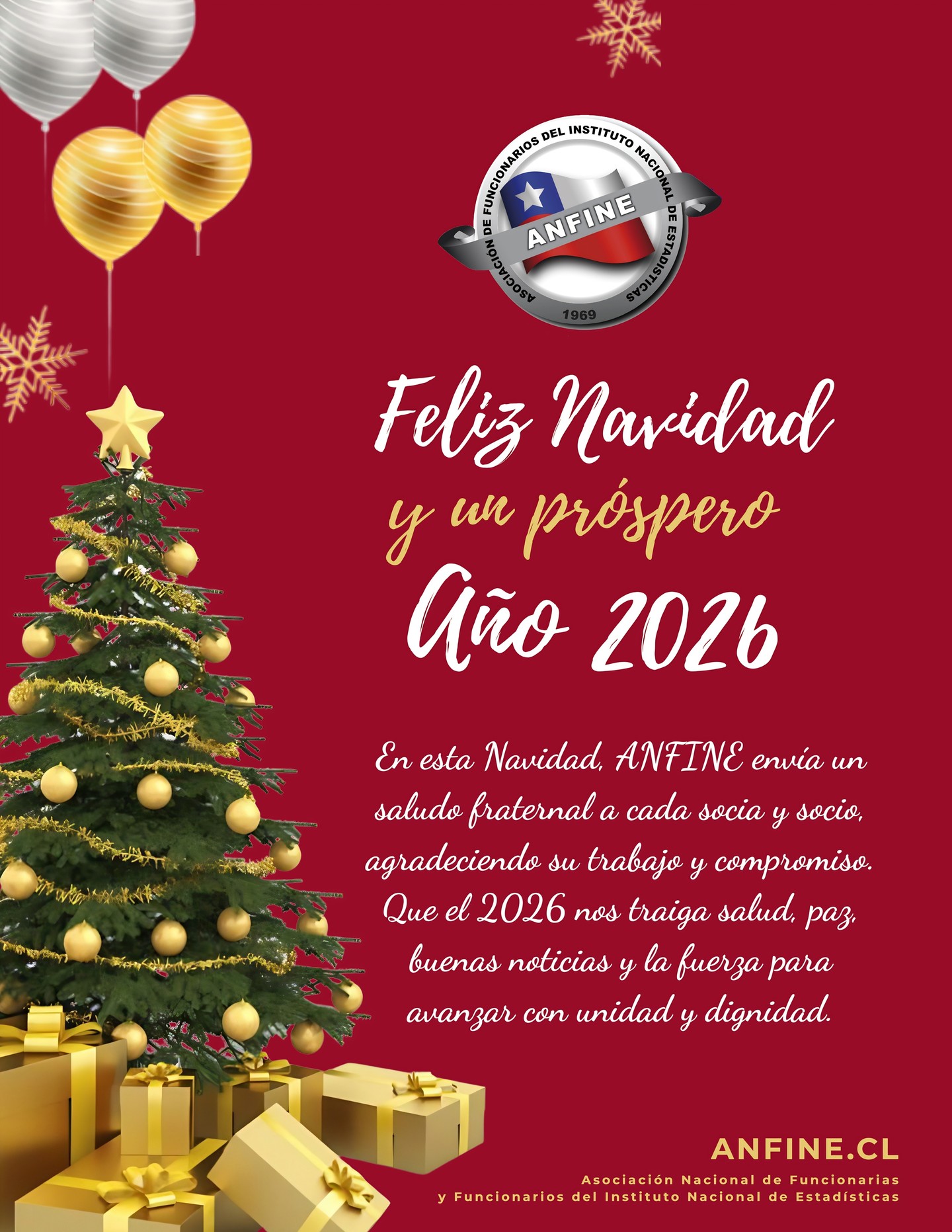 ¡Desde ANFINE te deseamos Felices Fiestas y un próspero año 2026!
www.anfine.cl