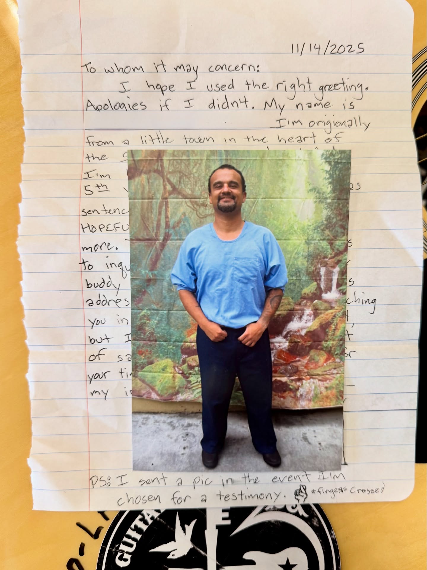 Letter day at JGD HQâs always hits different. đ
Todayâs came from California Menâs Colony, plus a photo he hopes weâll use in a testimonyâwe sure will! đ€
.
.
#incarceration #rehabilitation #artsinprison #musicsaveslives #prisonletters #rehabilitateandrelease