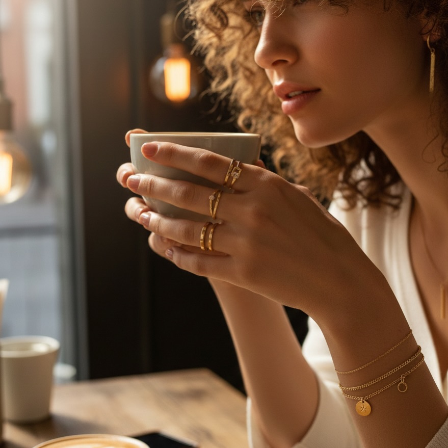 Elegance in every angle⭐️ #everydayjewellery #minimal #rings
