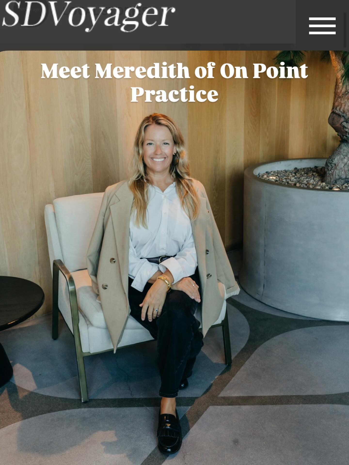 I recently had the chance to sit down with @sdvoyagermag and share the story of On Point Practice.
I love talking about our origin story and since this was published Faith and I have launched @theskillspodcast and have been working diligently behind the scenes on materials we’re so excited to bring to founders and leaders in 2026 ✨
Read the full interview in linktr.ee ⬆️