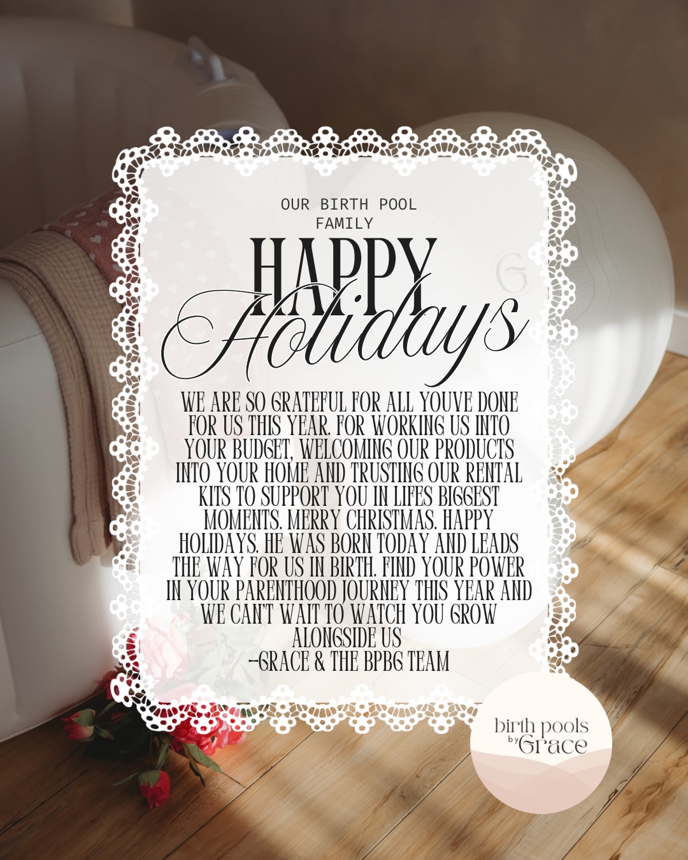 Happy Holidays to All 🤍
Ps… our last sale until spring 2026 starts tomorrow and lasts until the 31st 🤫
Use code : BOXINGDAY
Canadian Exclusive Only.
We couldn’t do this dream without YOU 🎅
Also Mary rocked a freebirth last time, next time we’d happily gift her a birth pool for her journey 😉
#christmas #happyholidays #waterbirth #canadianbusiness #christmasday