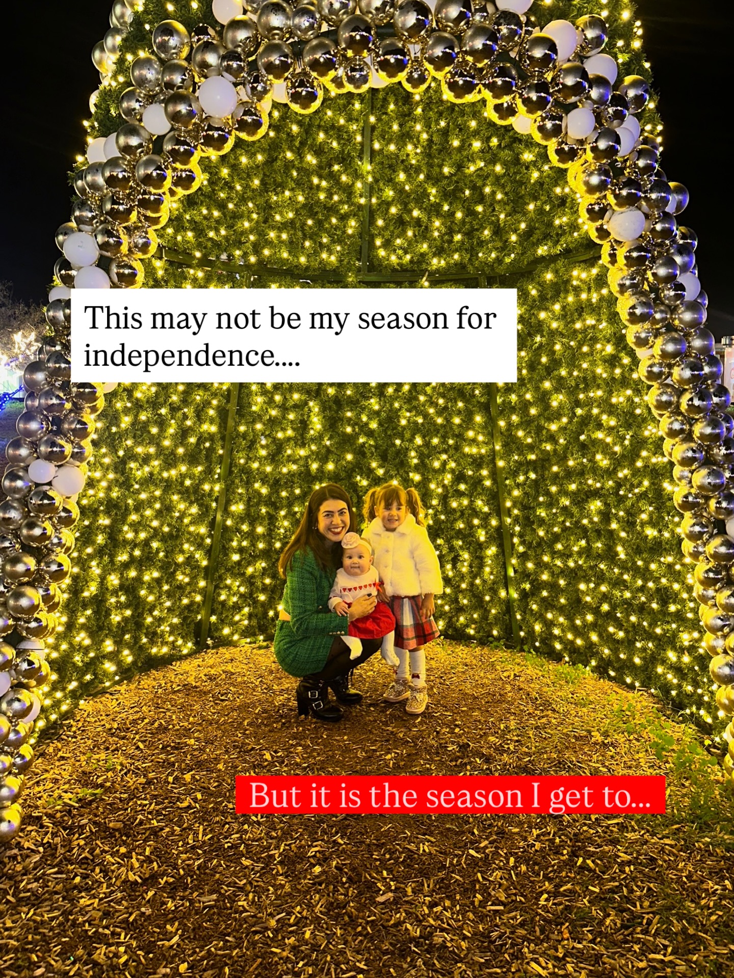 To every mama in a chapter that feels heavy...
This may not be my season for independence —
at least not the kind I once had.
The kind where I could move freely, make plans last-minute,
or put myself first without thinking twice.
But this is the season I get to raise them. ✨
To be their constant in a world full of newness.
Their comfort on long flights.
Their safety in crowded airports.
Their whole world in every unfamiliar place we land.
This is the season of slowing down.
Of noticing the small things.
Of choosing connection over productivity.
Of trading “perfect routines” for presence.
Of letting the memories be soft, imperfect, and real.
One day they won’t need my hand for every step.
One day they won’t crawl onto my lap every chance they gets.
One day they'll be the one walking ahead of me.
But today?
This is our season.
Messy, exhausting, beautiful.
A season I’ll miss long before it’s gone.
We're doing so much better than you think.
And this season, fleeting as it is, matters more than you know. 🤍✨
#solomomlife #travelmomwithkids #toddlermomlife