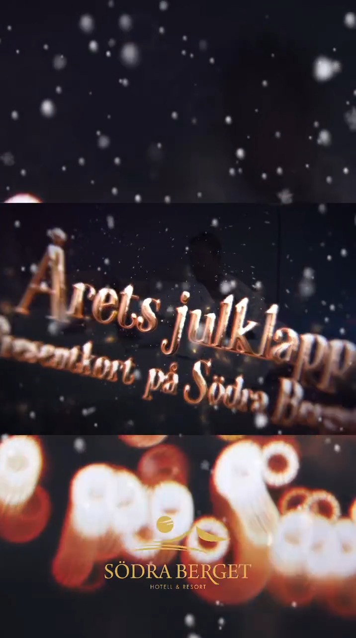 🎄✨ Ge bort magiska upplevelser i jul – Köp årets julklapp nu! ✨🎄
Letar du efter den perfekta julklappen som passar alla? Då har vi den ultimata lösningen: ett presentkort på
Hotell Södra Berget i Sundsvall!
Med ett presentkort från oss öppnar du dörren till en värld av njutning, avkoppling och minnesvärda upplevelser. Spa, god mat, hisnande utsikt och aktiviteter för alla smaker – det är en present som skapar oförglömliga stunder.
💌 Så enkelt fixar du klappen
Beställ ditt presentkort direkt online och få det levererat smidigt! Besök oss på
www.sodraberget.se/presentkort och välj beloppet som passar dig.
🕯️ Varför välja Hotell Södra Berget?
• Unika upplevelser i en fantastisk miljö.
• Perfekt för familj, vänner eller kollegor.
• Flexibelt och användbart året om.
🎁 Skäm bort någon du tycker om – Ge bort tid för att njuta och koppla av. Klicka hem årets julklapp nu och bli årets julstjärna! 🌟