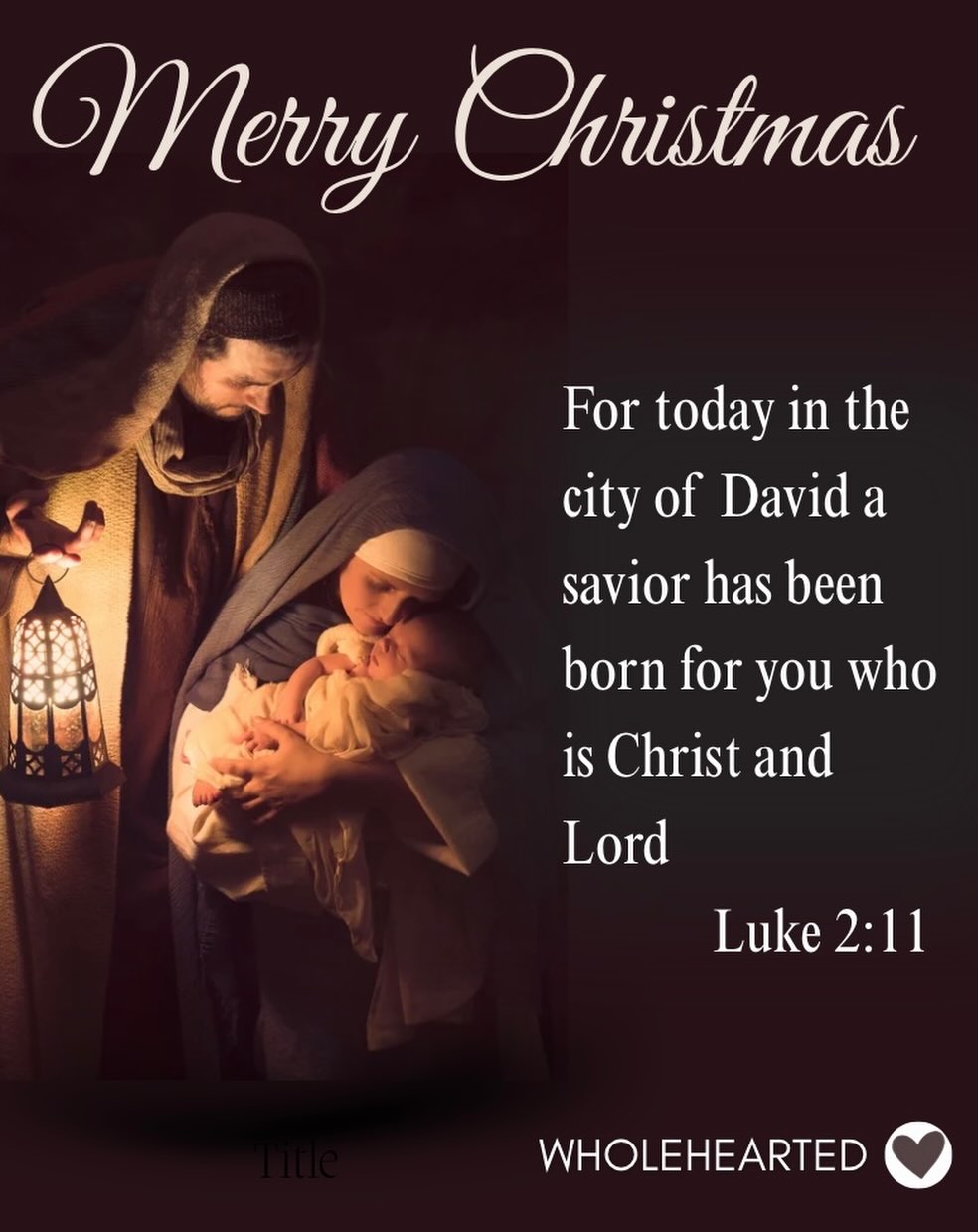 ⨠Merry Christmas! ⨠May today be filled with joy, peace, and the beautiful blessings found in Christ.