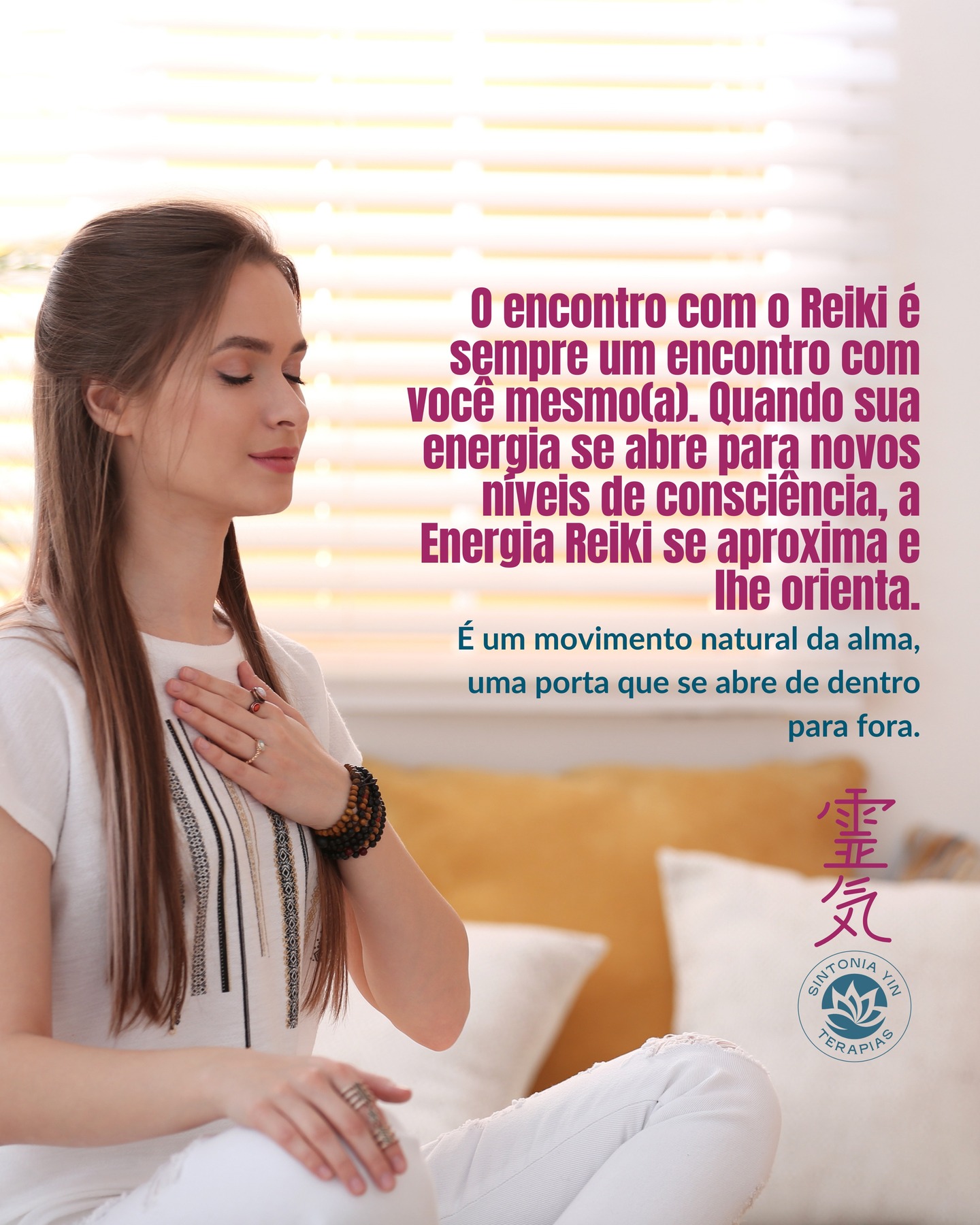 O Reiki não é apenas uma técnica de cura que você adquire. É uma vibração que você escolhe quando está pronto(a) para expandir espiritualmente.
🙌🏻⛩️📚🔎
• Quer aprender a canalizar a Energia Reiki para promover cura, equilíbrio e bem-estar?
Conheça o Curso Online de Reiki Usui da Sintonia Yin Terapias e desperte o poder de cura que existe em você.
Saiba mais em:
https://www.sintoniayinterapias.com/curso-online-de-reiki-usui
(O link para o curso está na bio)
Sintonia Yin Terapias – Aqui é um cantinho de amor e autoconhecimento
• Sensei Aline Keny
Mestra em Reiki e Terapeuta Integrativa, especialista em autoconsciência, espiritualidade, saúde, equilíbrio e bem-estar.
📍SCN – Quadra 04, Bloco B. Edifício Varig – Asa Norte. Brasília (DF)