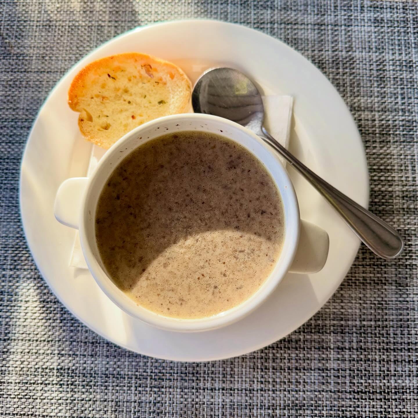 Soup of the day: Cream of Mushroom 🍄🟫