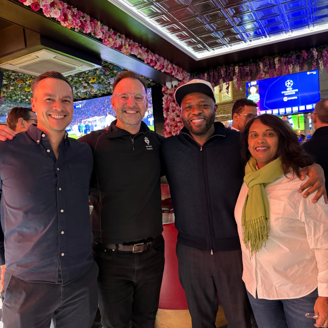 Last night filled us up!
Fireside chat & book signing with PRF’s friend, American rowing hero and change-maker Arshay Cooper, at the historic Latymer Upper School (older than the USA itself!), moderated brilliantly by Olympian Annamarie Phelps CBE.
Arshay’s new book ‘Let Me Be Real With You’ hits hard. As he spoke, the parallels between the Black/Brown experience and the para community, both marginalised and under-represented groups, landed deeply with us.
Afterwards Arshay, Steven (PRF’s Chair), Asmita (PRF’s Chief Comms Officer) and Benn Klewpatinond (CEO of Inond, PRF’s innovation partners on a new fixed-seat for para athletes) grabbed this photo.
What you see are four people with a shared belief:
Rowing should be for everybody.
Plenty of creative sparks flying in that conversation… Let’s see where they lead. 🔥😏
#LetMeBeRealWithYou #AMostBeautifulThing #ParaRowing #Inclusion #ArshayCooper #ParaRowingFoundation