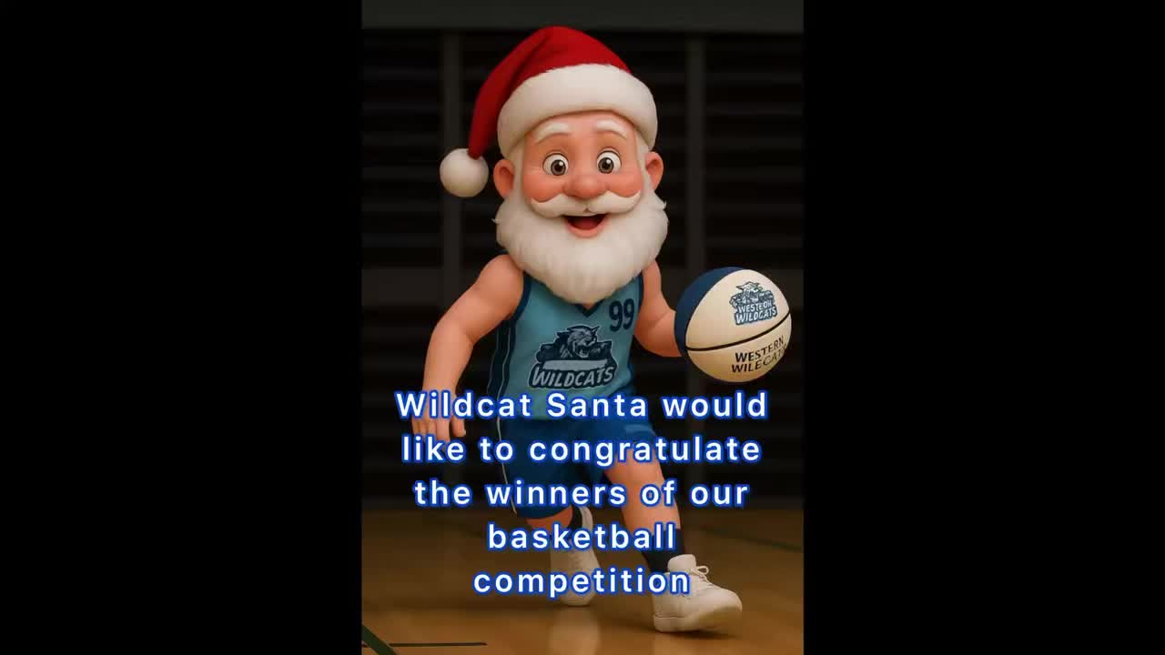๐๐ Western Wildcats Santa Basketball Competition โ Winners Announced! ๐๐
A huge congratulations to our three lucky winners who are each taking home a Western Wildcats basketball just in time for Christmas.
๐
Nicole Williams
๐
Riya Michael
๐
Tracey Leitch
Thank you to everyone who entered our Santa Basketball Competition โ we loved seeing all the festive spirit and support for the Western Wildcats!
Make sure you get all of your friends that you tagged in the post to follow the Western Wildcats Facebook page! ๐
Winners will be contacted via Facebook messenger shortly.
From everyone at the Western Wildcats Basketball Team, we wish you all a very Merry Christmas and a safe and happy New Year. ๐โจ
๐๐ฉตSee you courtside in 2026! ๐๐ฉต๐