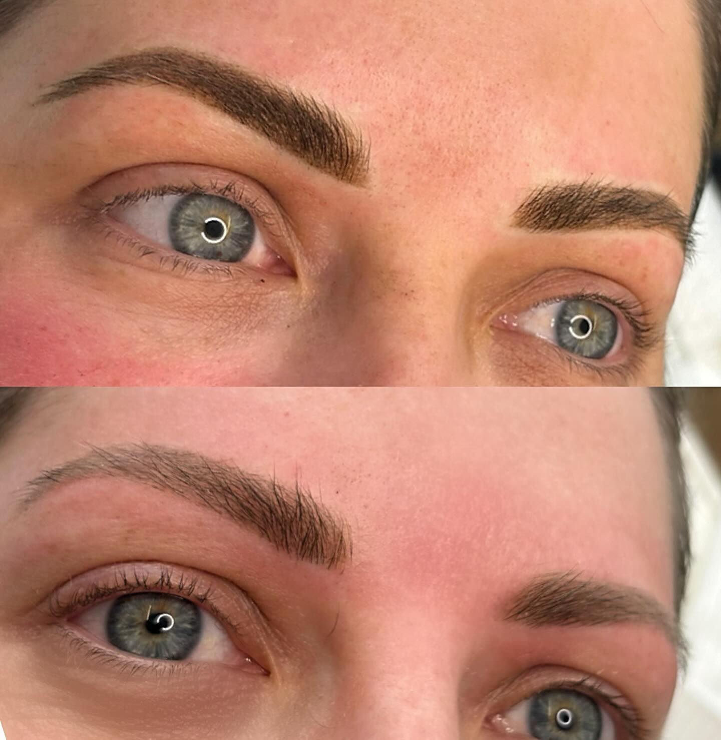 Fresh Soft Ombré Vs Healed for one of my favorite Regular Hybrid Sculpt clients ❤️