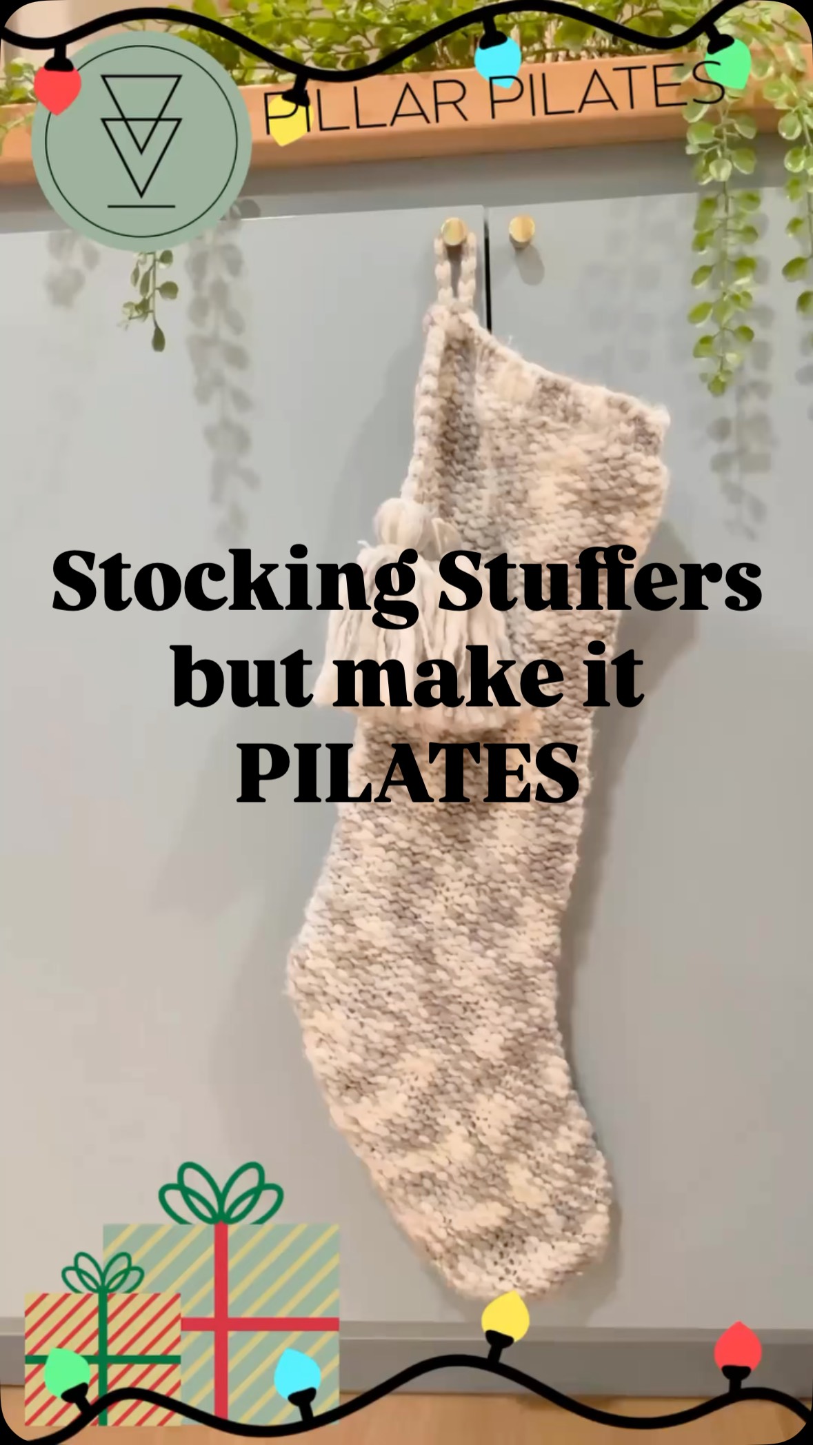 🎁 When the stocking stuffers have stocking-stuffed-stuffed-stockings! 🤯 but make it PILATES!
#classicalpilates #pilatesforallbodies #pillarpilates #pilatesgiftcards #pilatesgripsocks #givethegiftofmovement