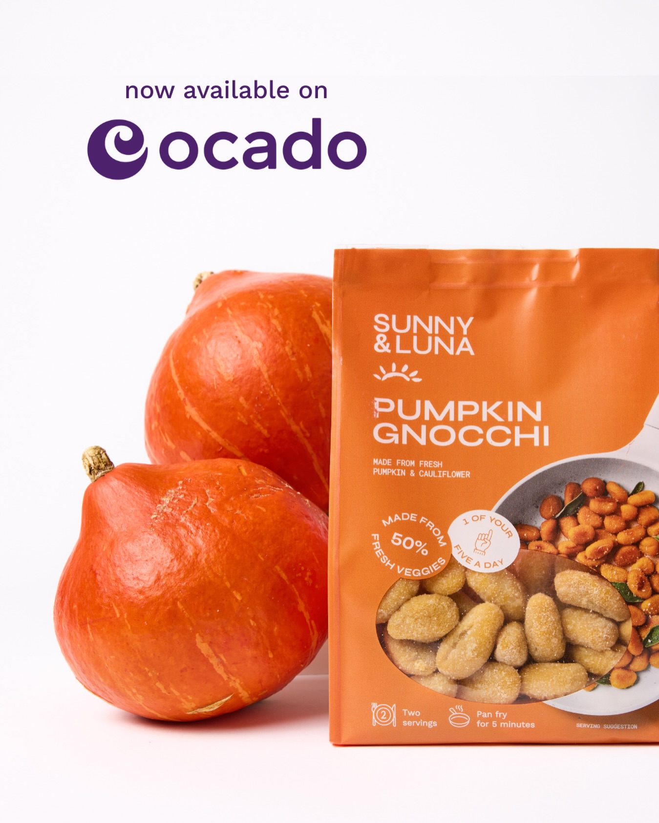 Just in time for Christmas! 🎄
Pumpkin Gnocchi is now live on Ocado.com
Shop now and stock up for those weird days between Christmas and New Year where you don’t know who you are or what day it is 🧡